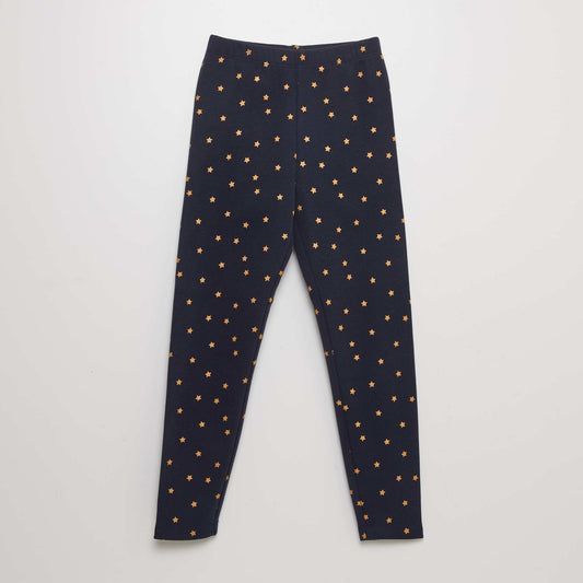 Legging en molleton   motif Marine