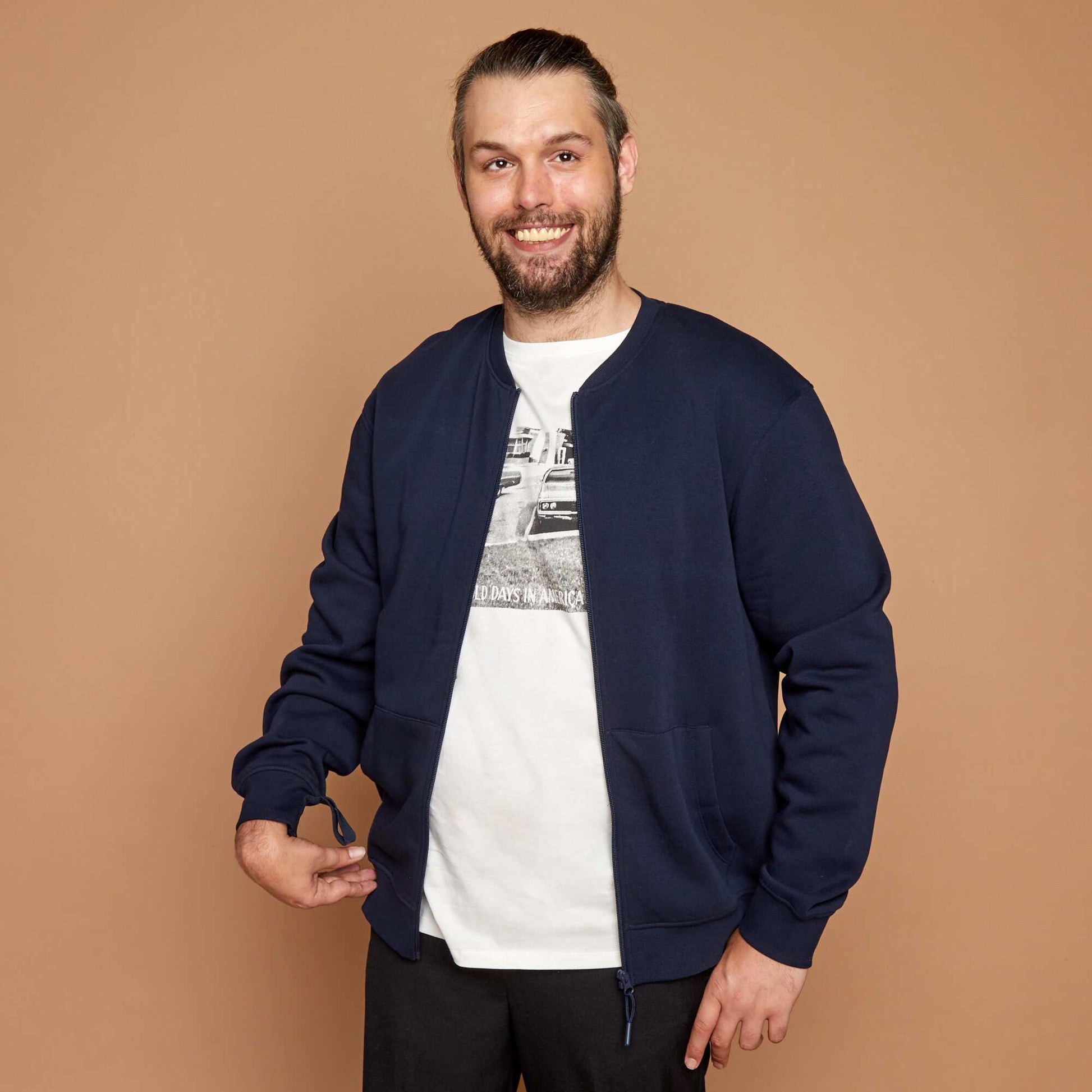 Sweat zippé - So Easy BLEU