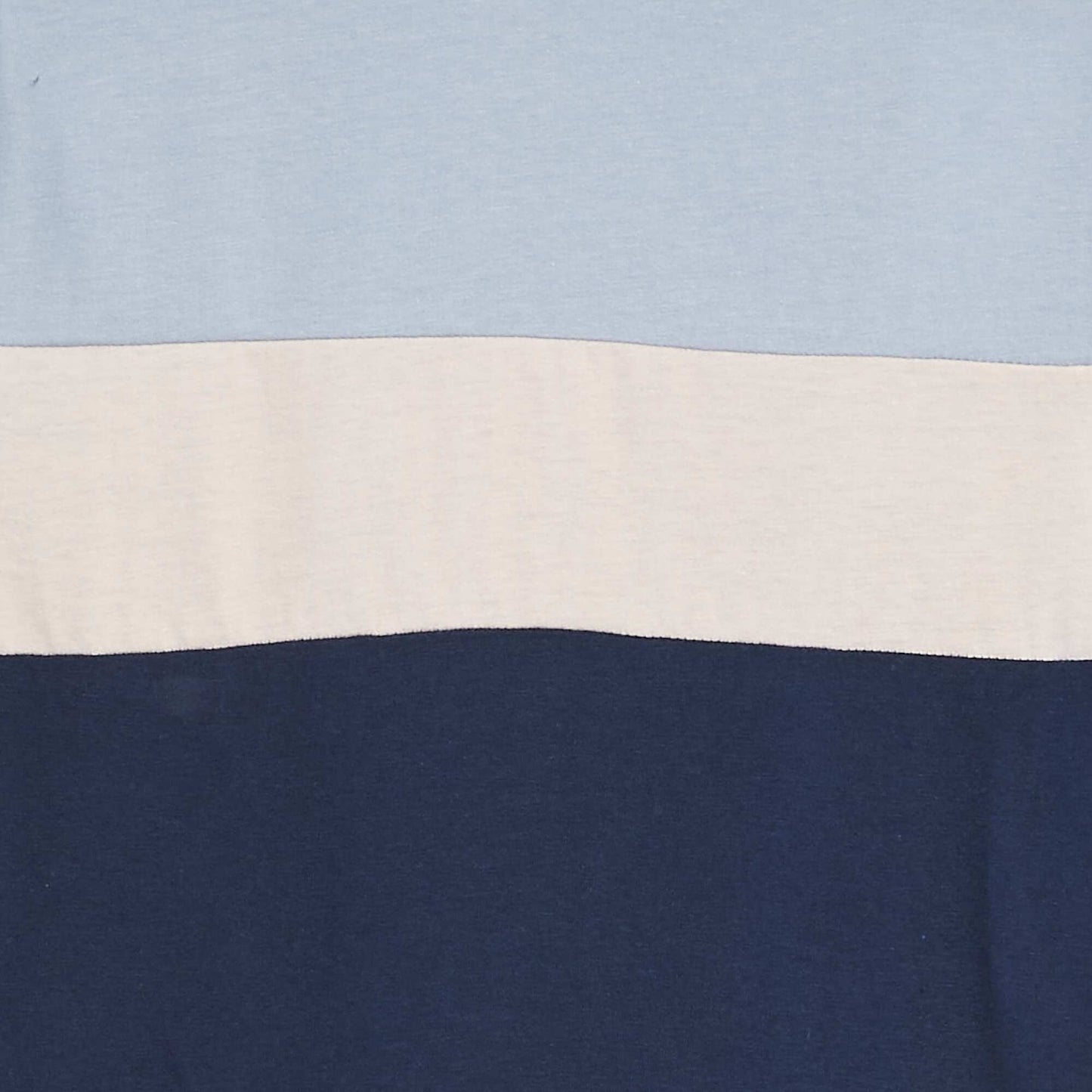 T-shirt en jersey color block Marron/blanc/bleu marine