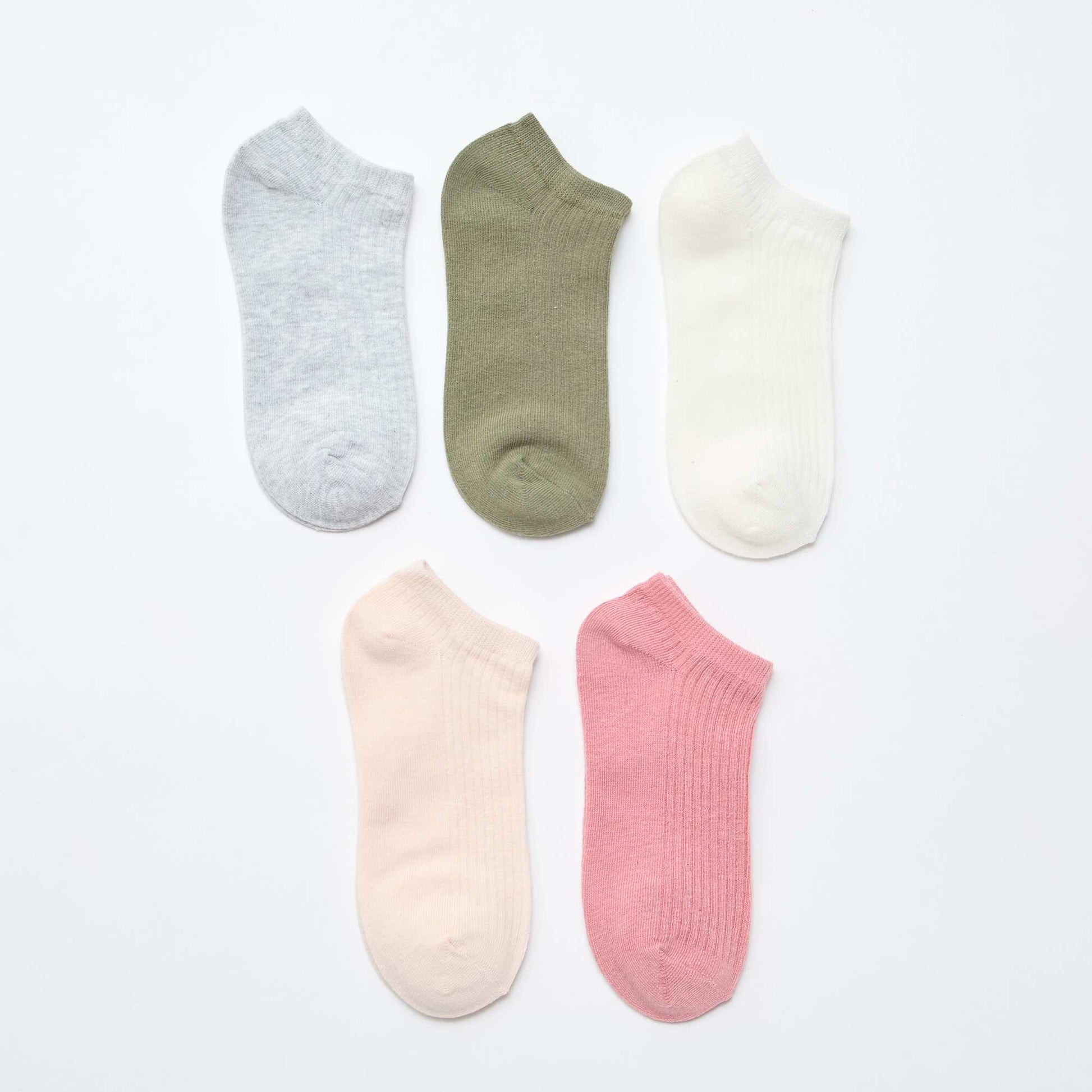 Lot de 5 paires invisibles ROSE