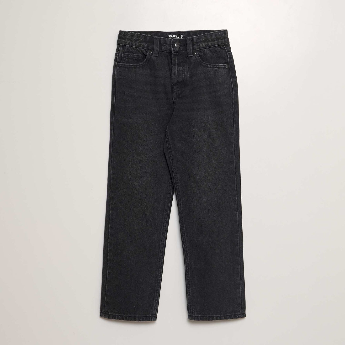 Jean straight Gris