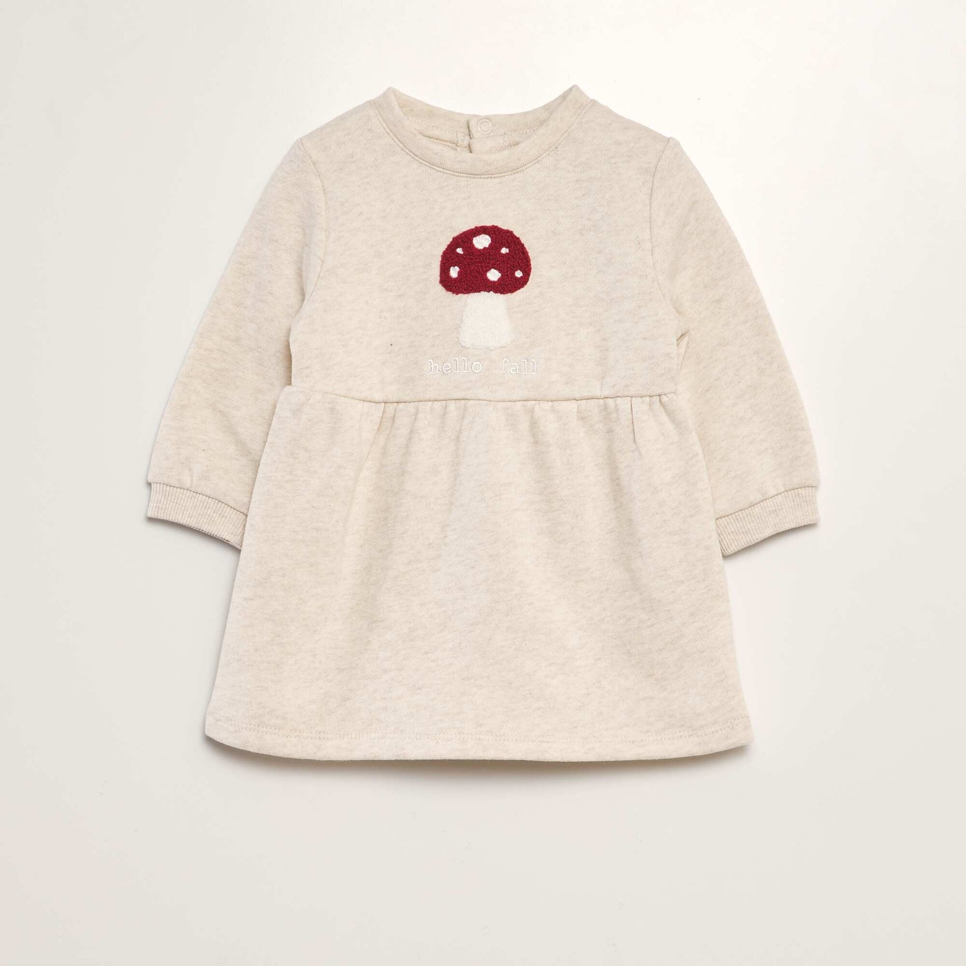 Robe vas e en molleton Beige