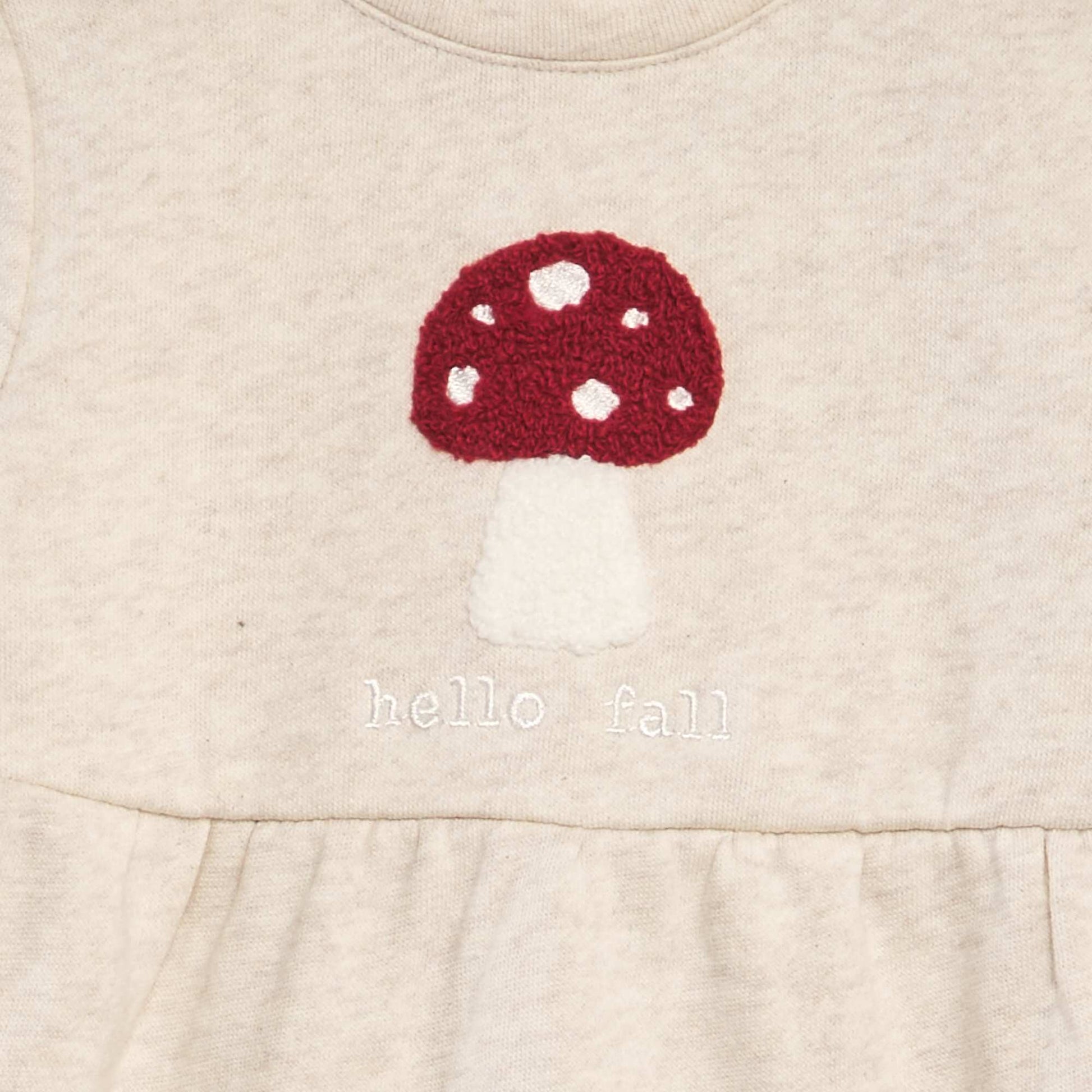 Robe vas e en molleton Beige