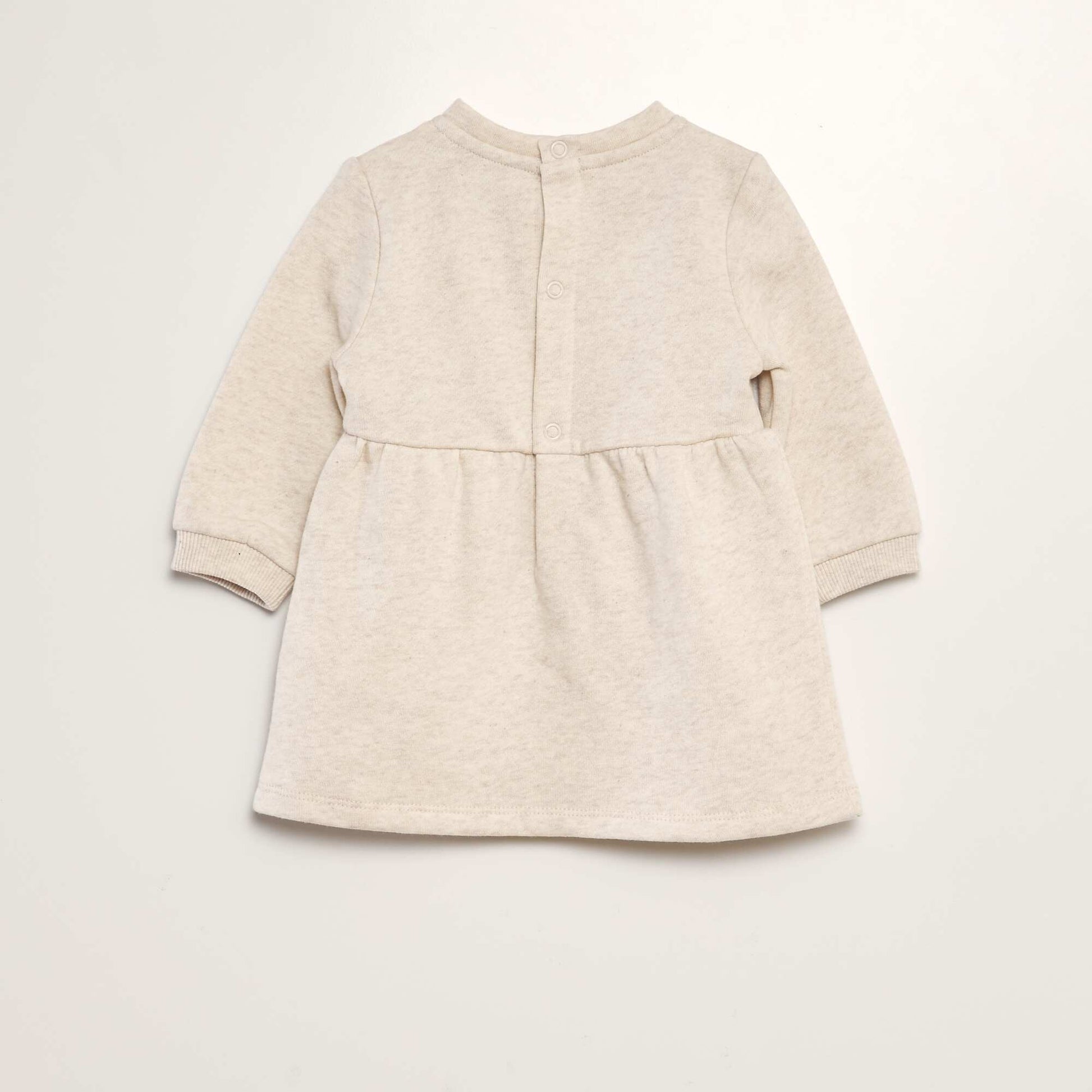 Robe vas e en molleton Beige