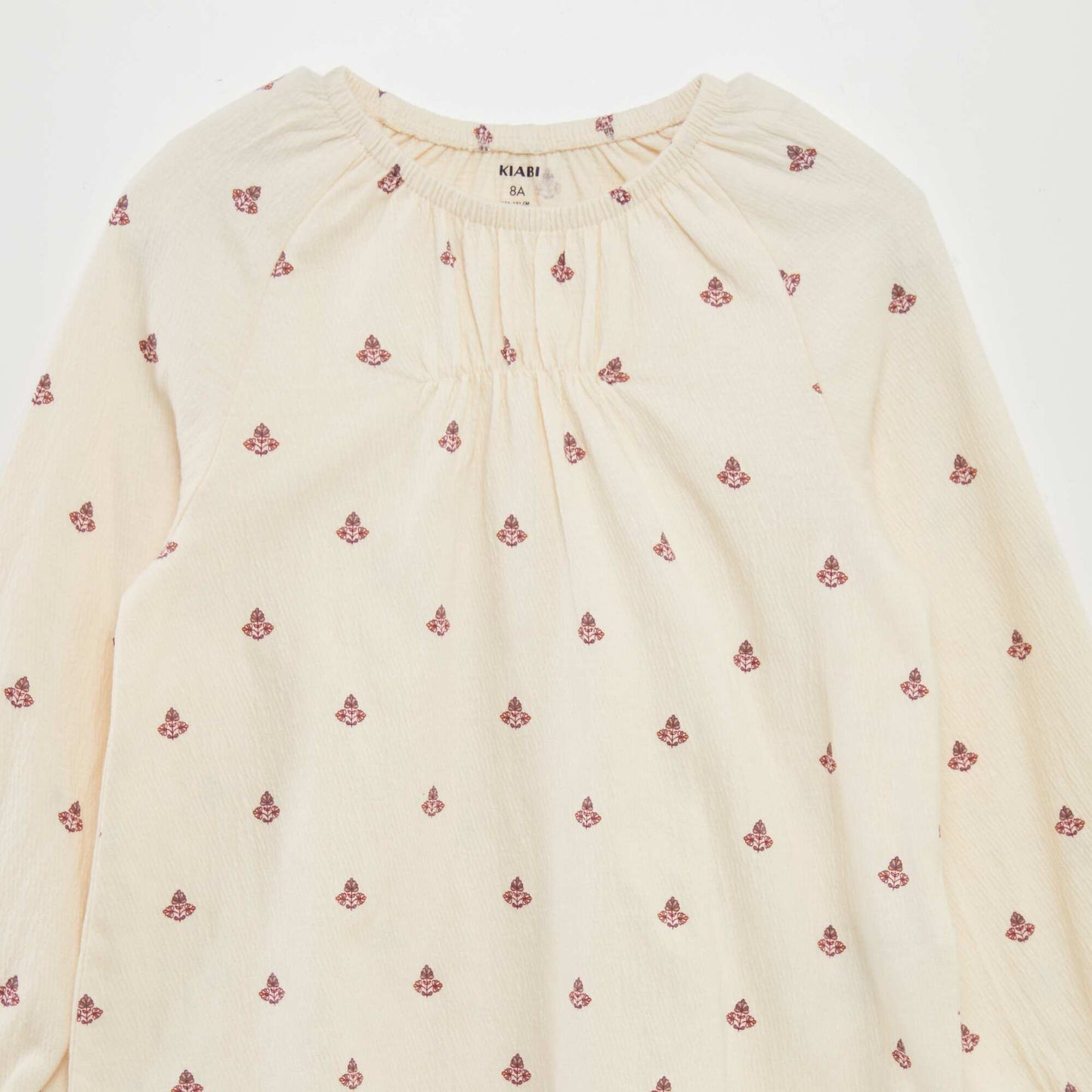 Blouse   motif Beige