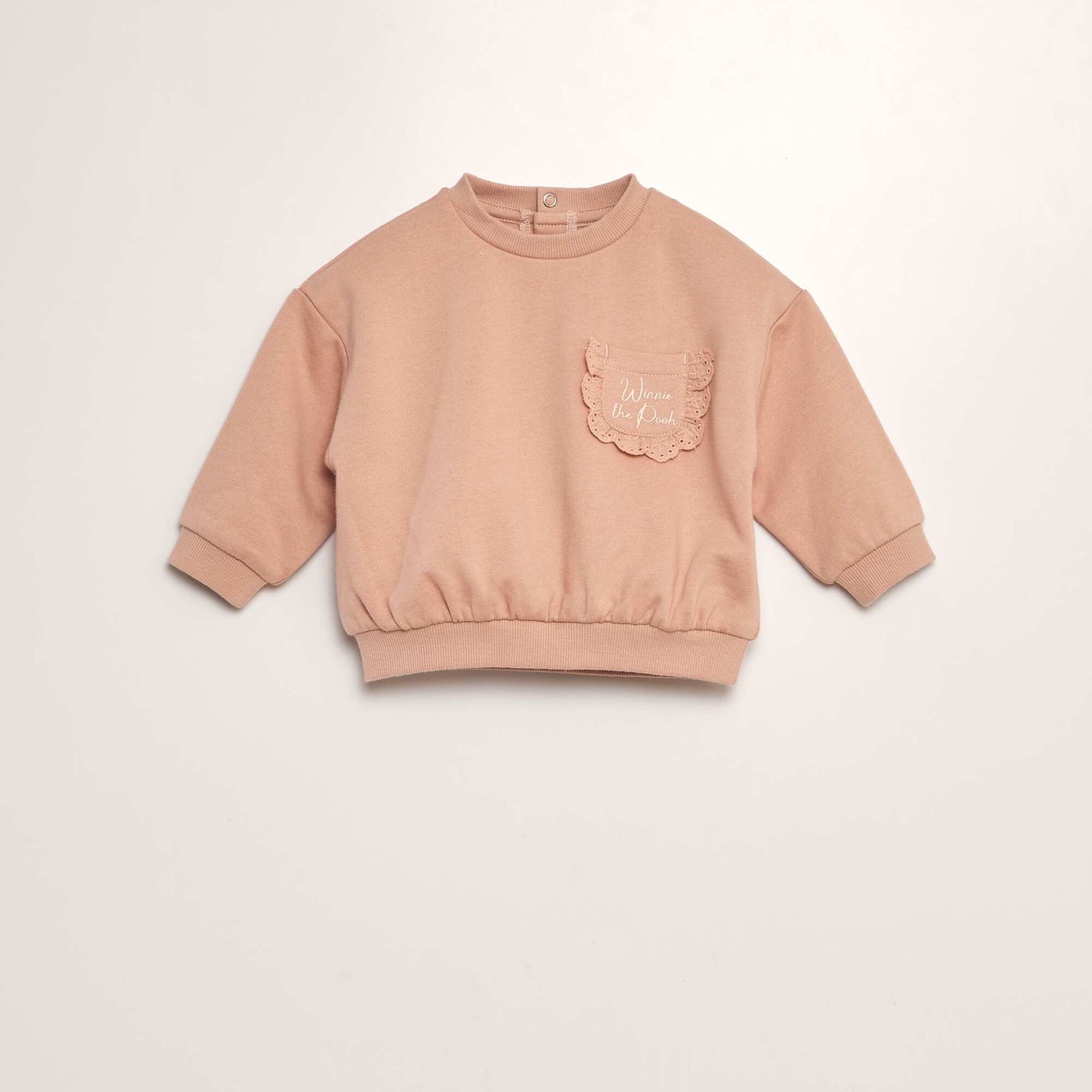 Ensemble sweat + pantalon + bavoir 'Winnie' - 3 pièces Rose