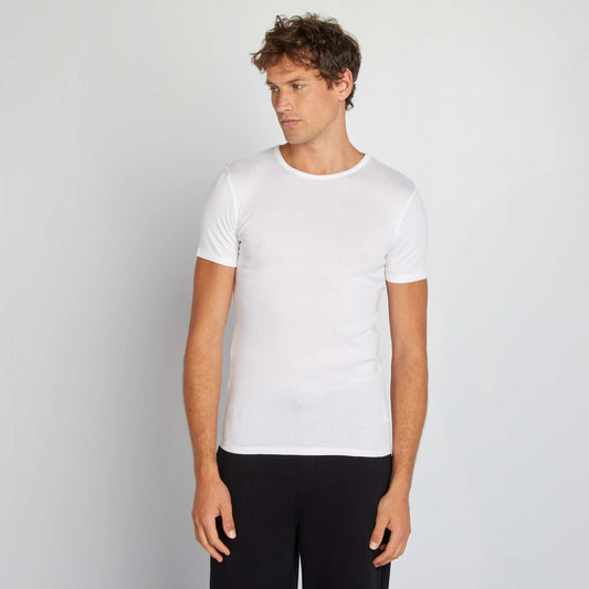 Lot de 2 tee-shirt basiques blanc