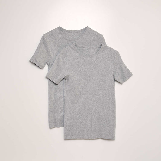 Lot de 2 tee-shirt basiques Gris