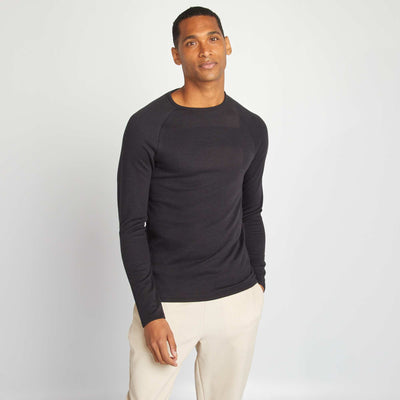 Tee-shirt manches longues thermor gulateur noir