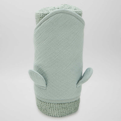 Cape de bain en éponge VERT