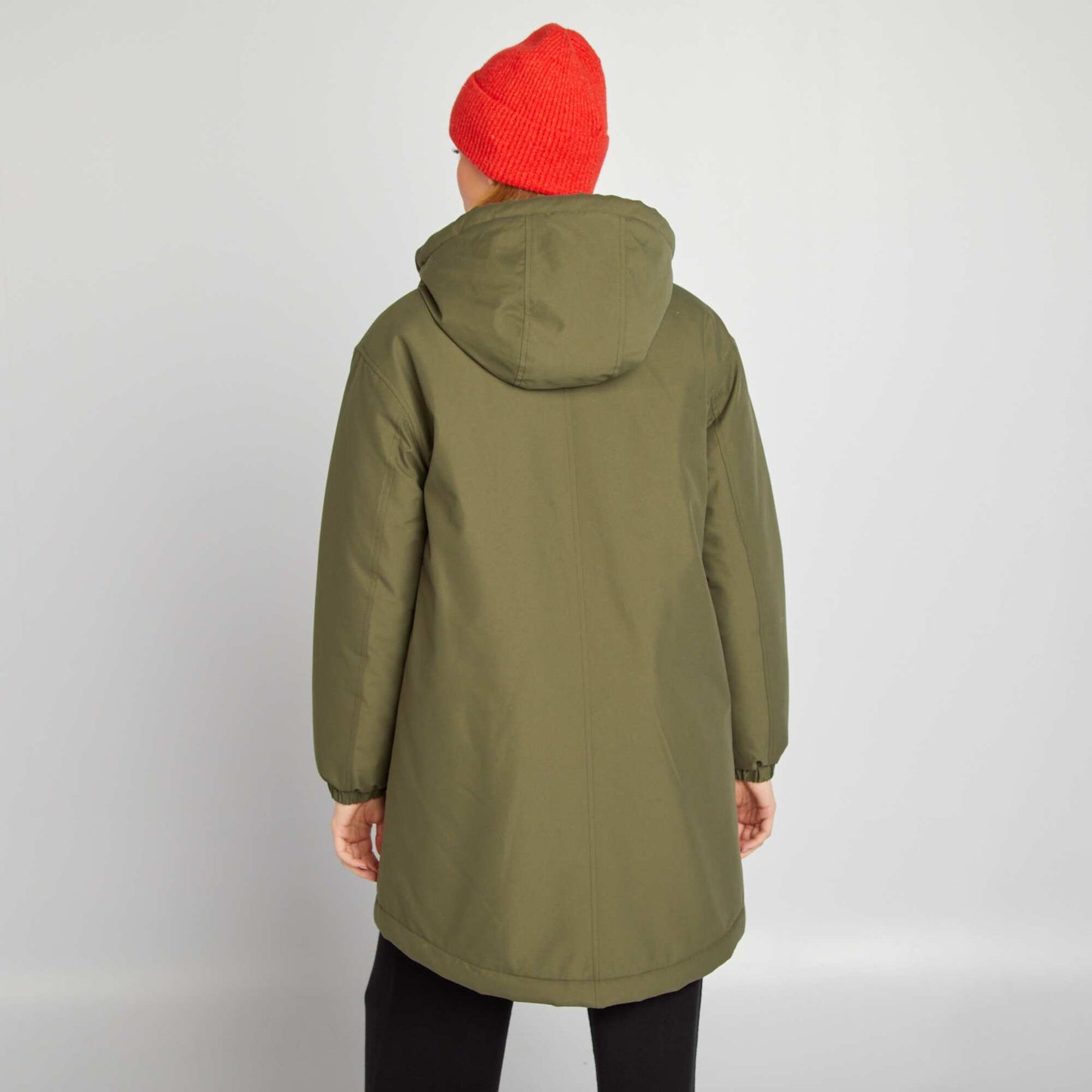 Parka capuche doubl sherpa Kaki
