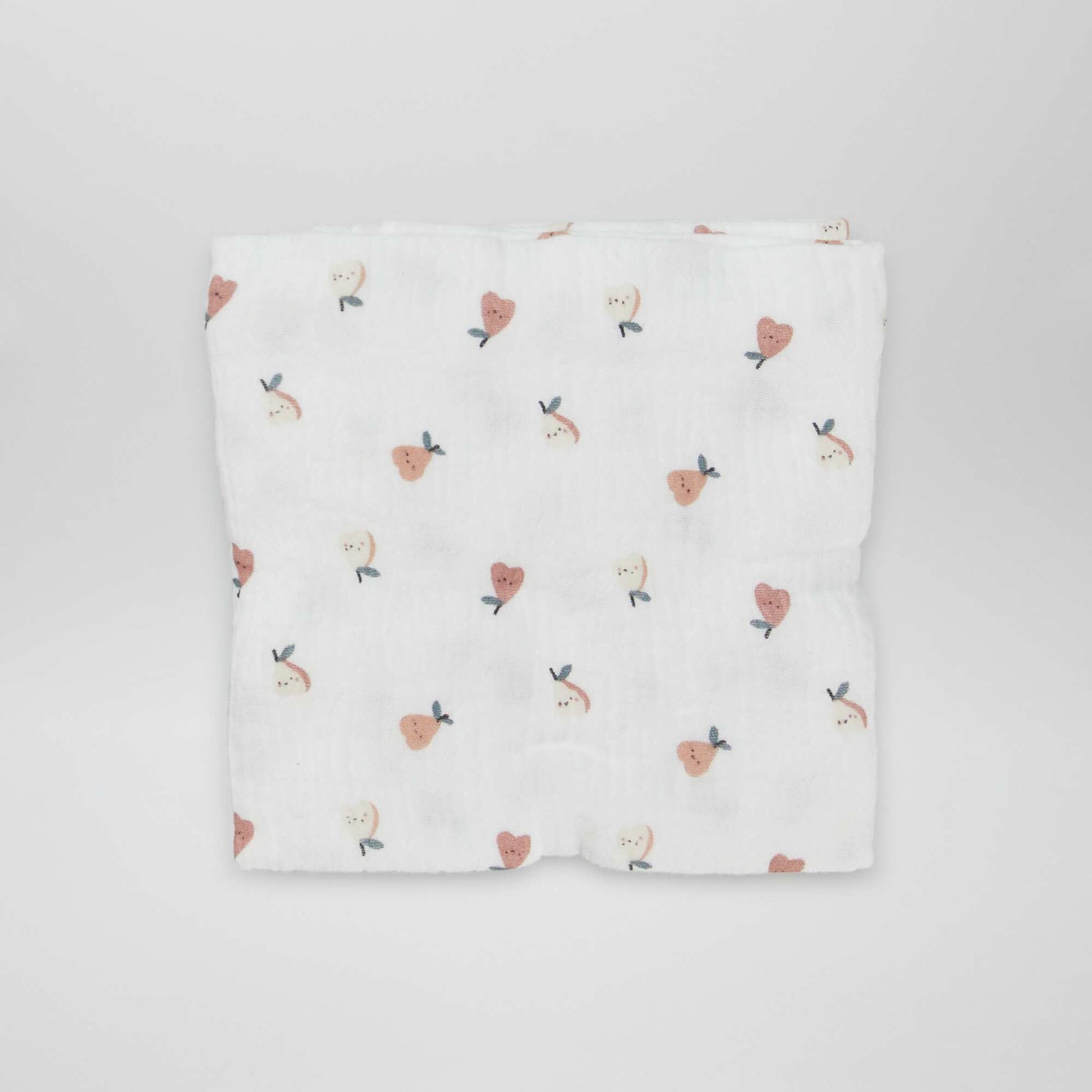 Lot de 3 langes Blanc/rouge