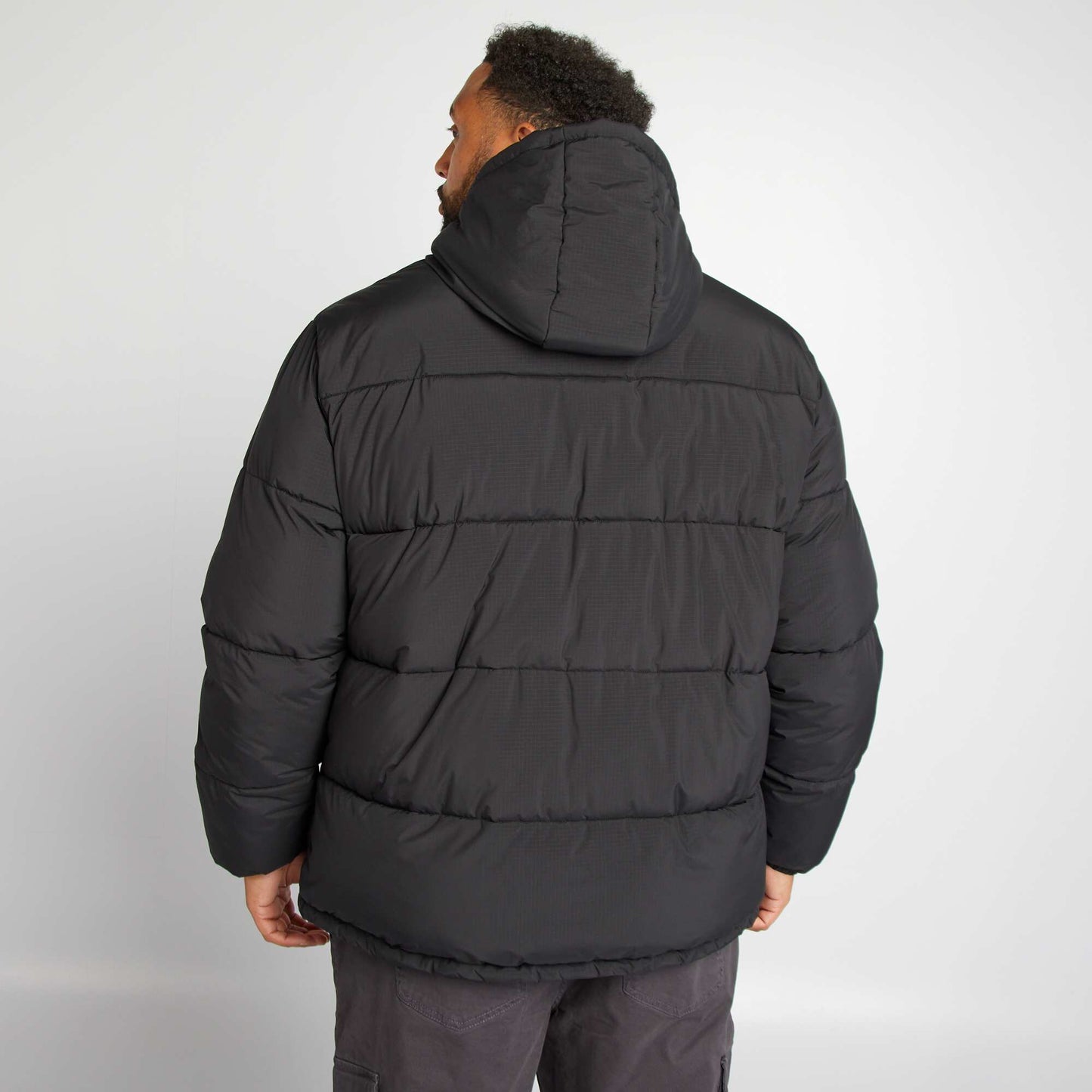 Doudoune matelass e large et d perlante noir