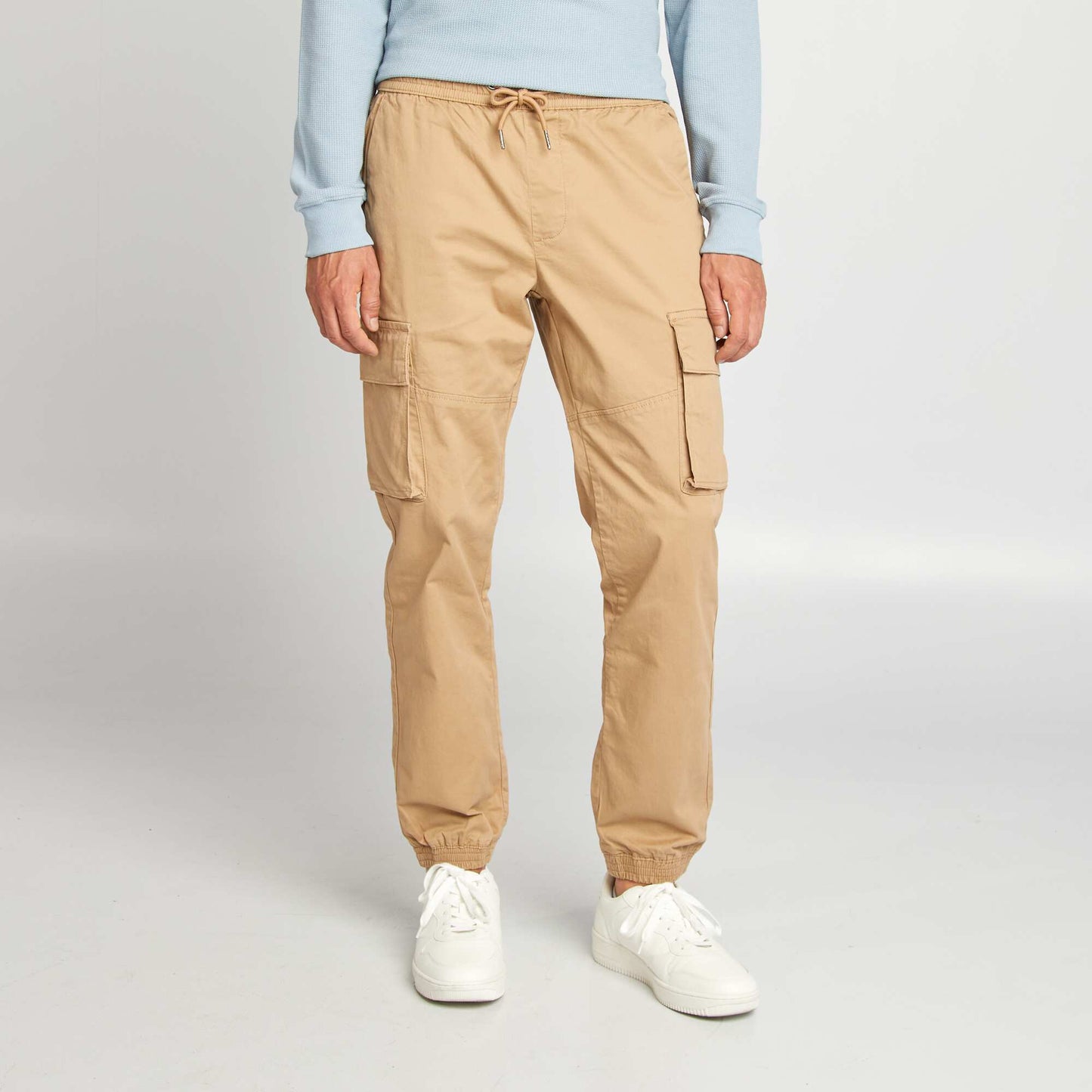 Pantalon multipoche Beige