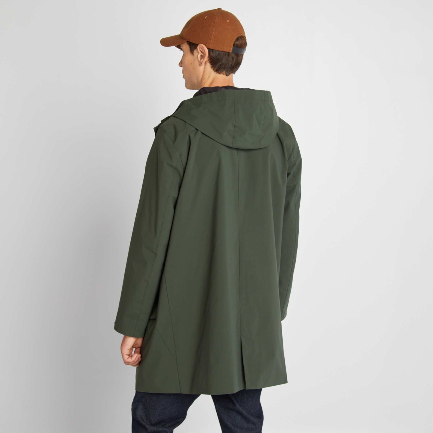 Parka light à capuche Vert