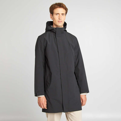 Parka light capuche noir