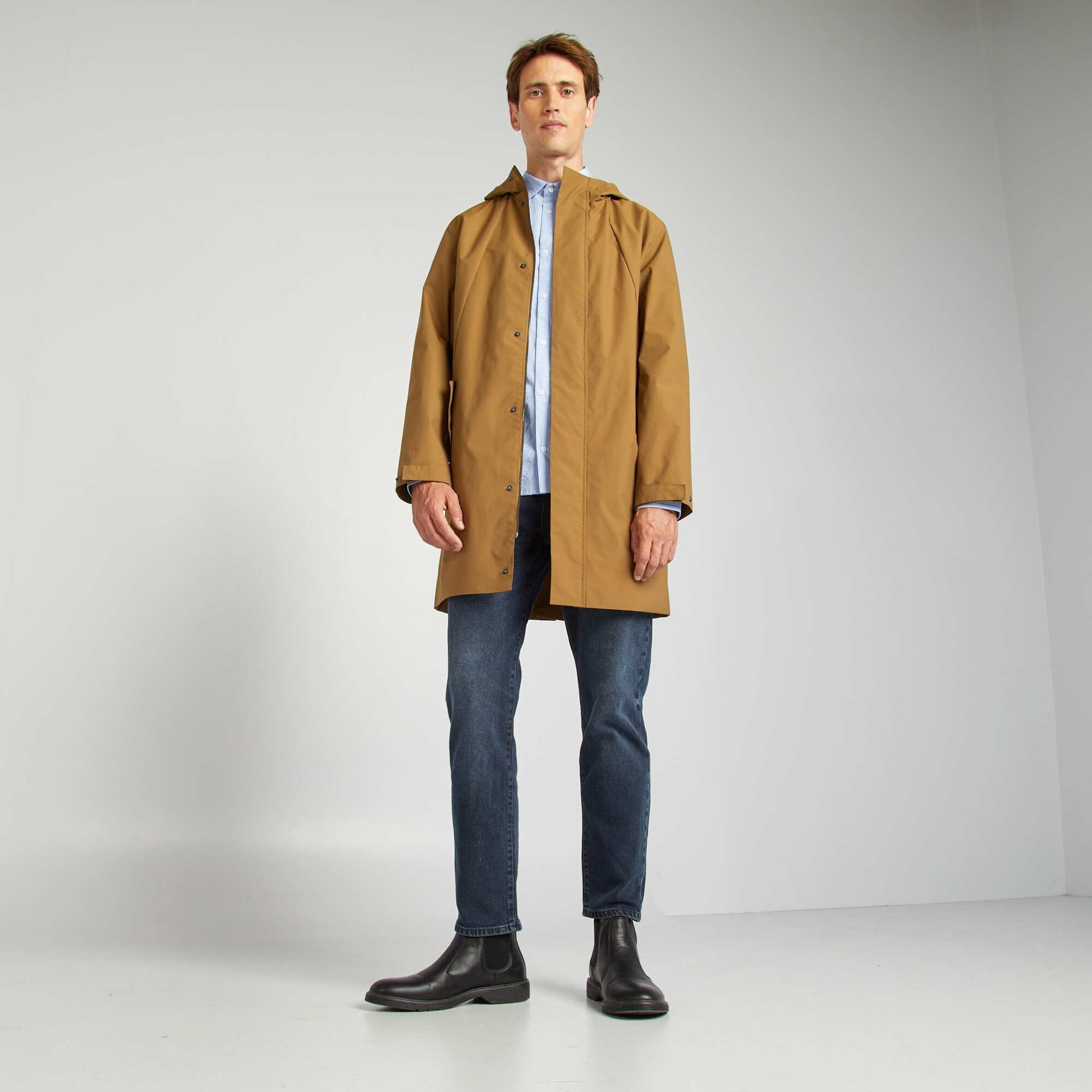 Parka light capuche Beige