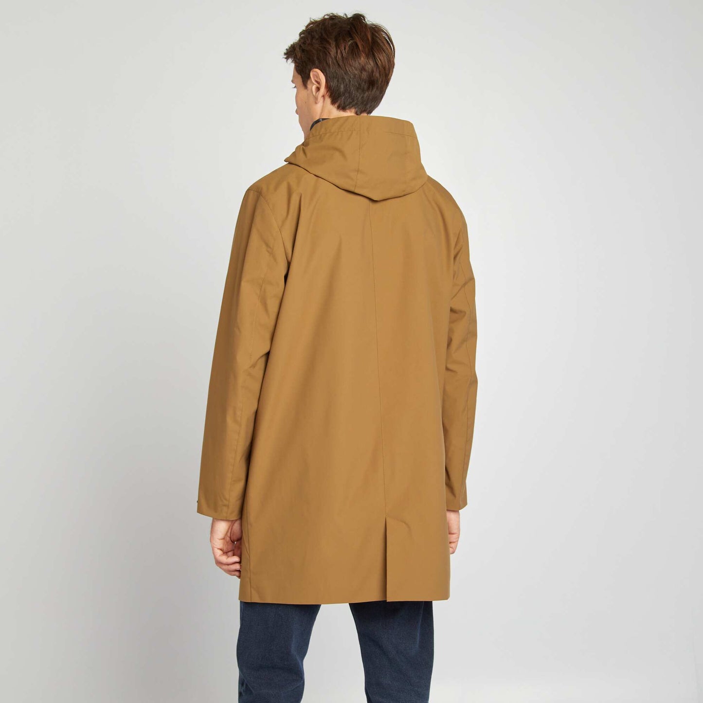 Parka light à capuche Beige