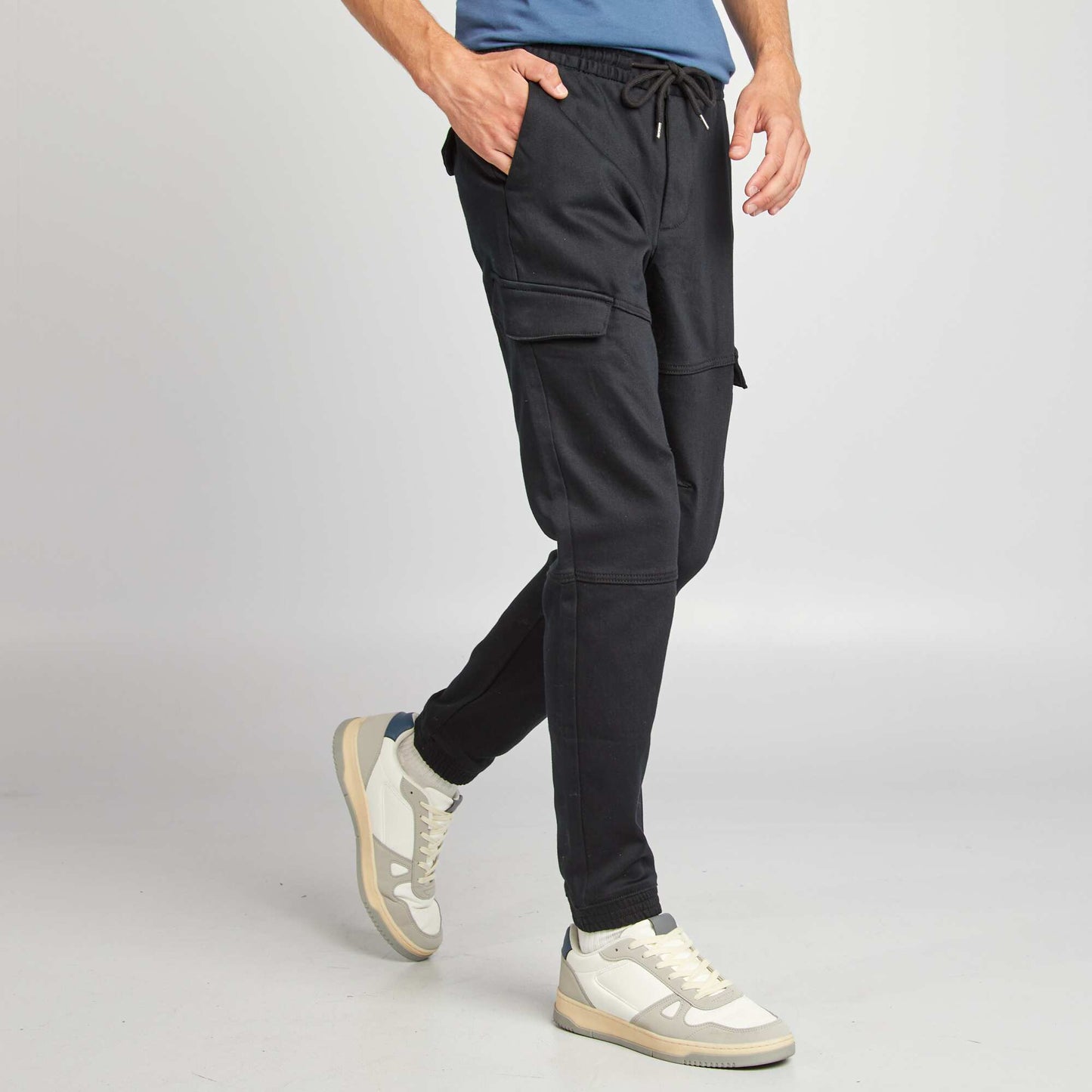 Pantalon de jogging multipoche noir