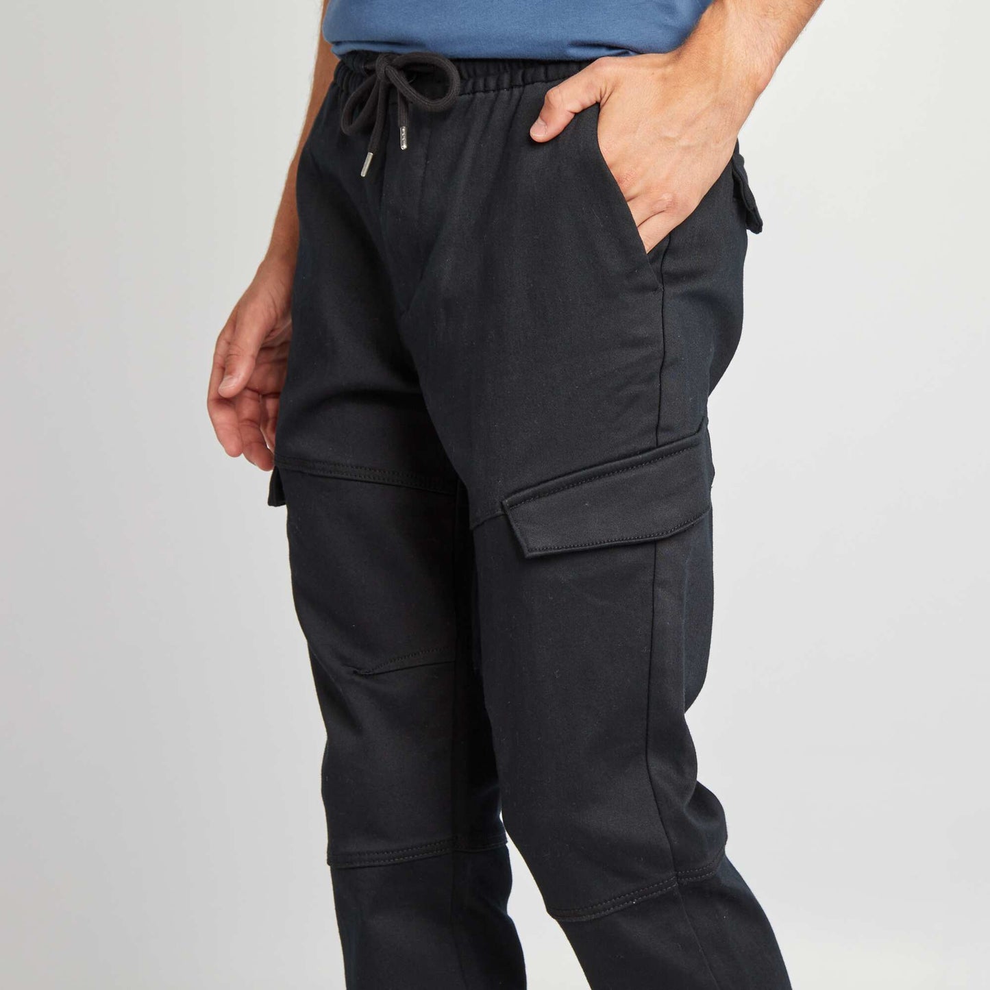 Pantalon de jogging multipoche noir