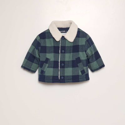 Surchemise en flanelle carreaux Bleu