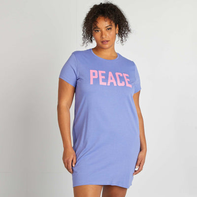 Chemise de nuit en jersey VIOLET