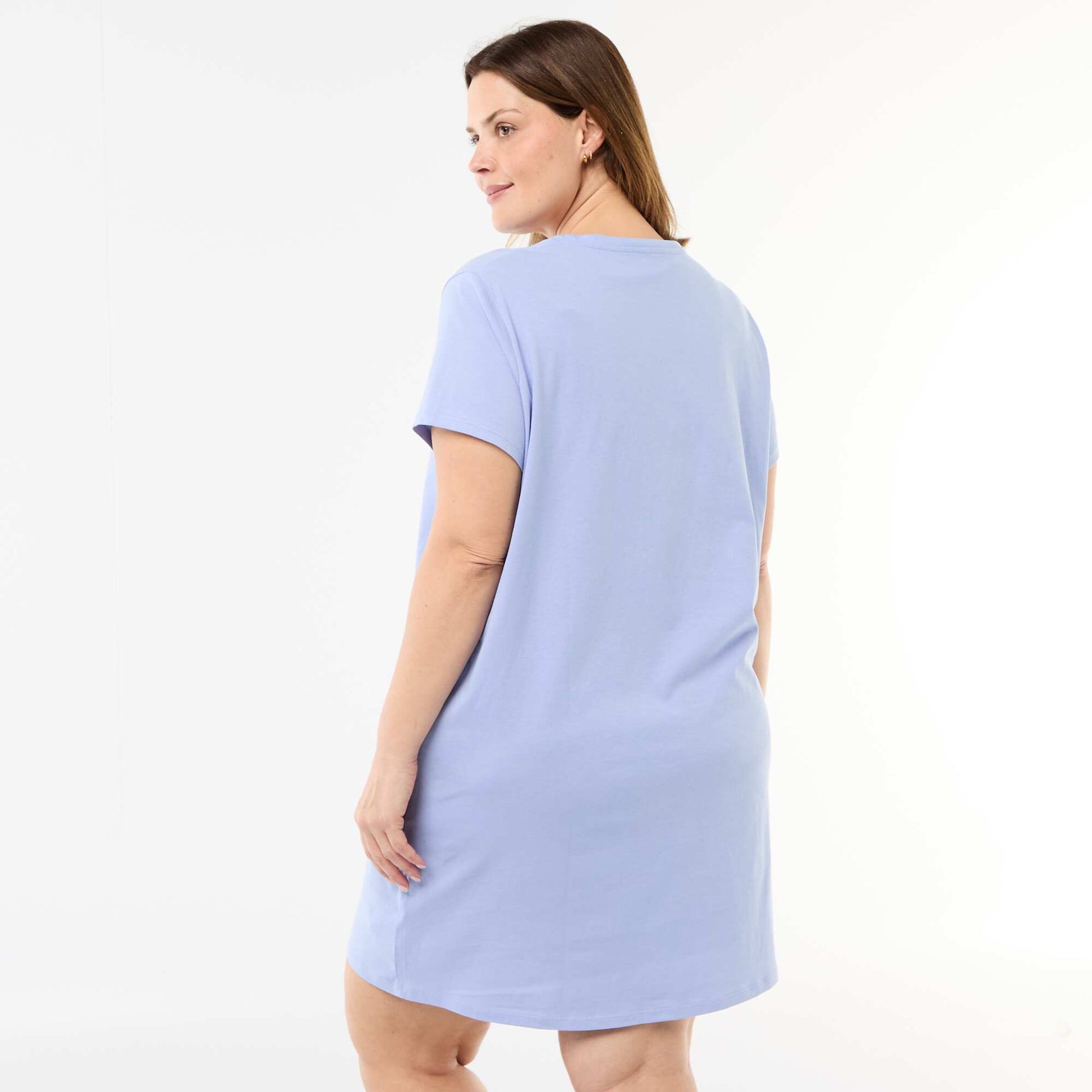 Chemise de nuit en jersey BLEU