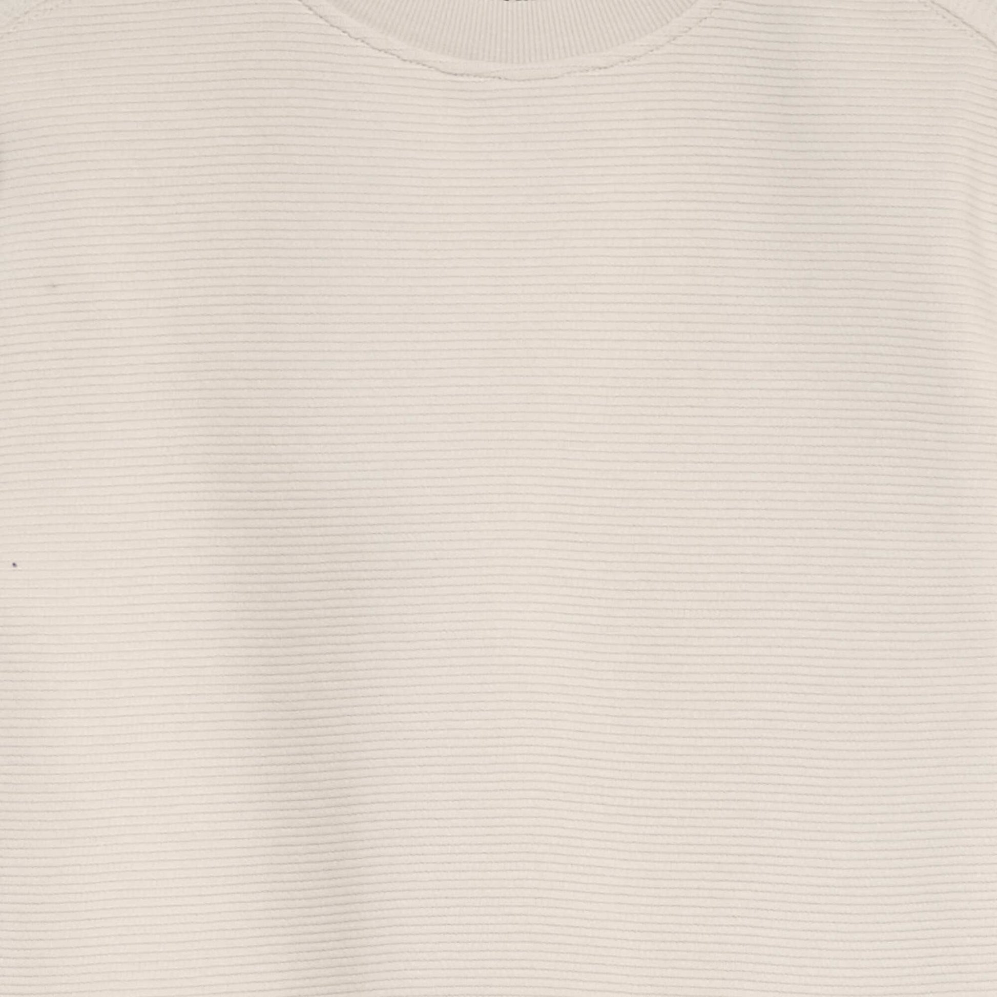 T-shirt large en maille c tel e Blanc