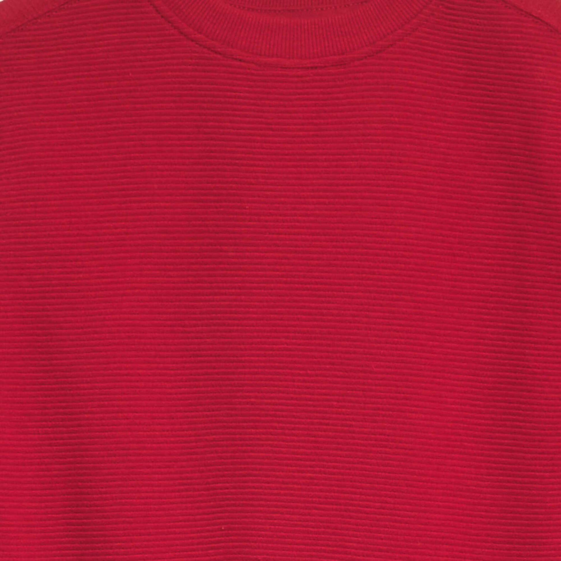 T-shirt large en maille c tel e Rouge