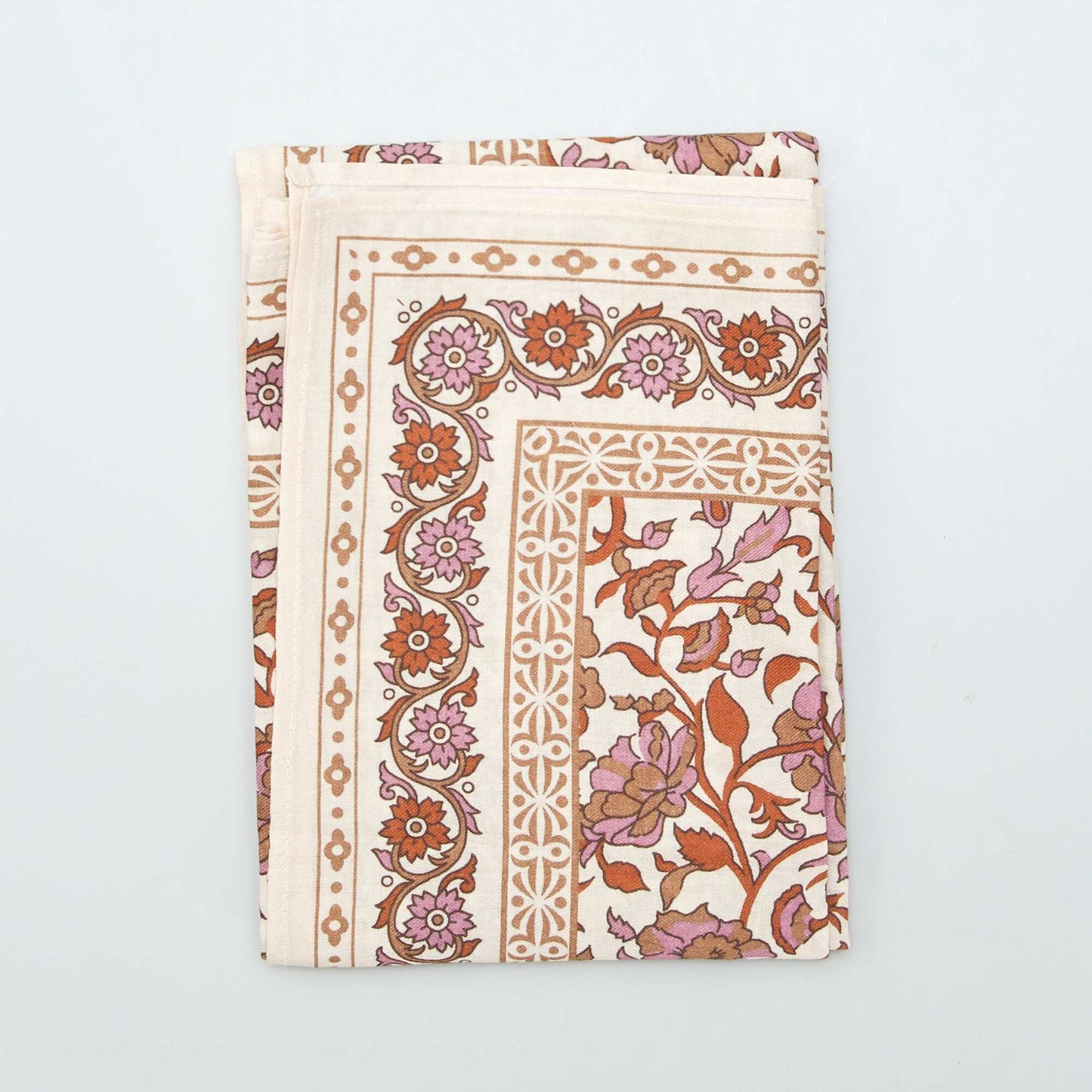 Foulard rectangulaire beige