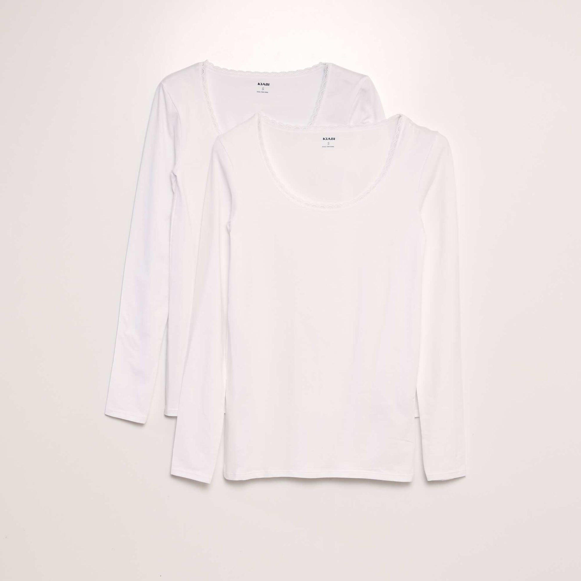 Lot de 2 t-shirts sous-v tements Blanc