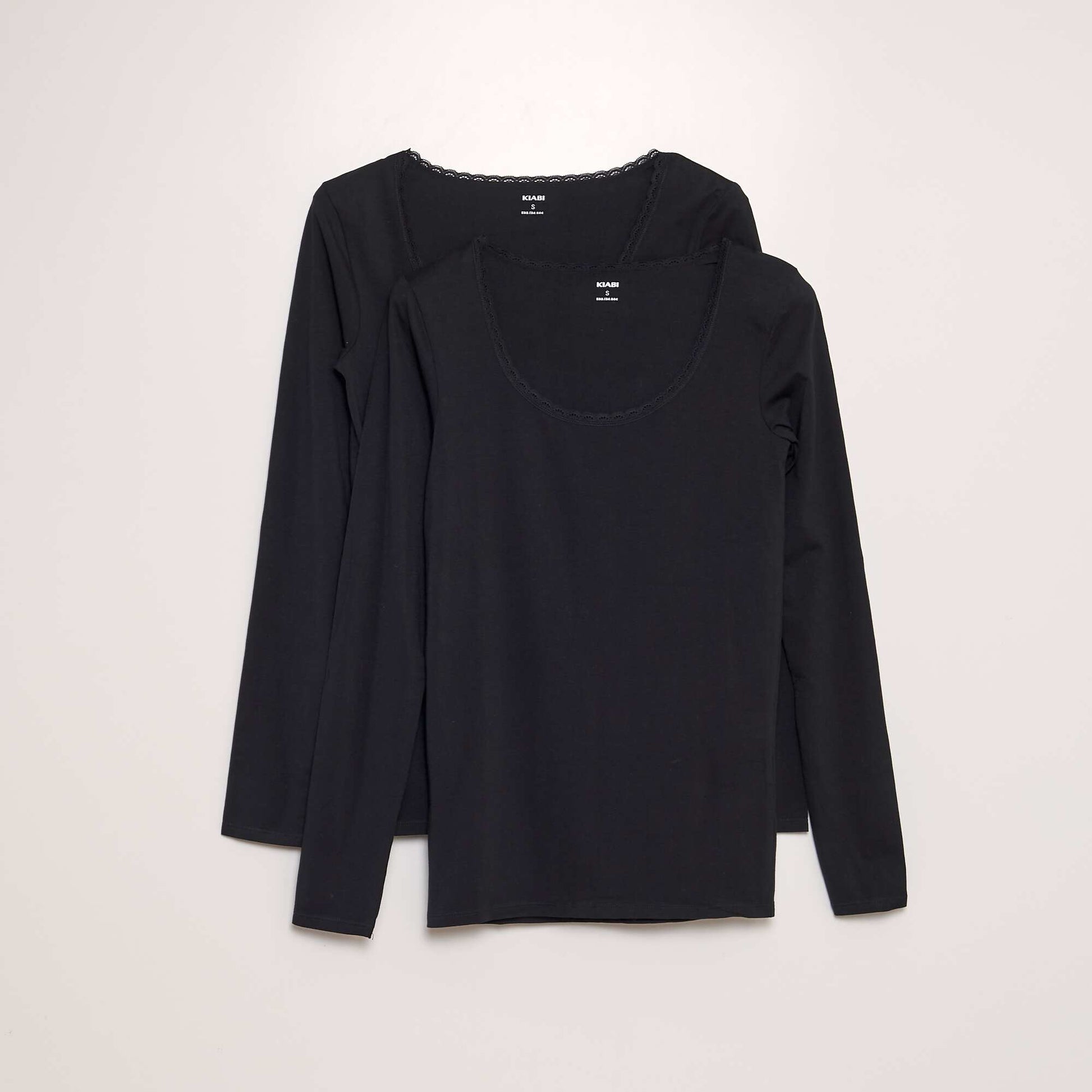 Lot de 2 t-shirts sous-v tements Noir