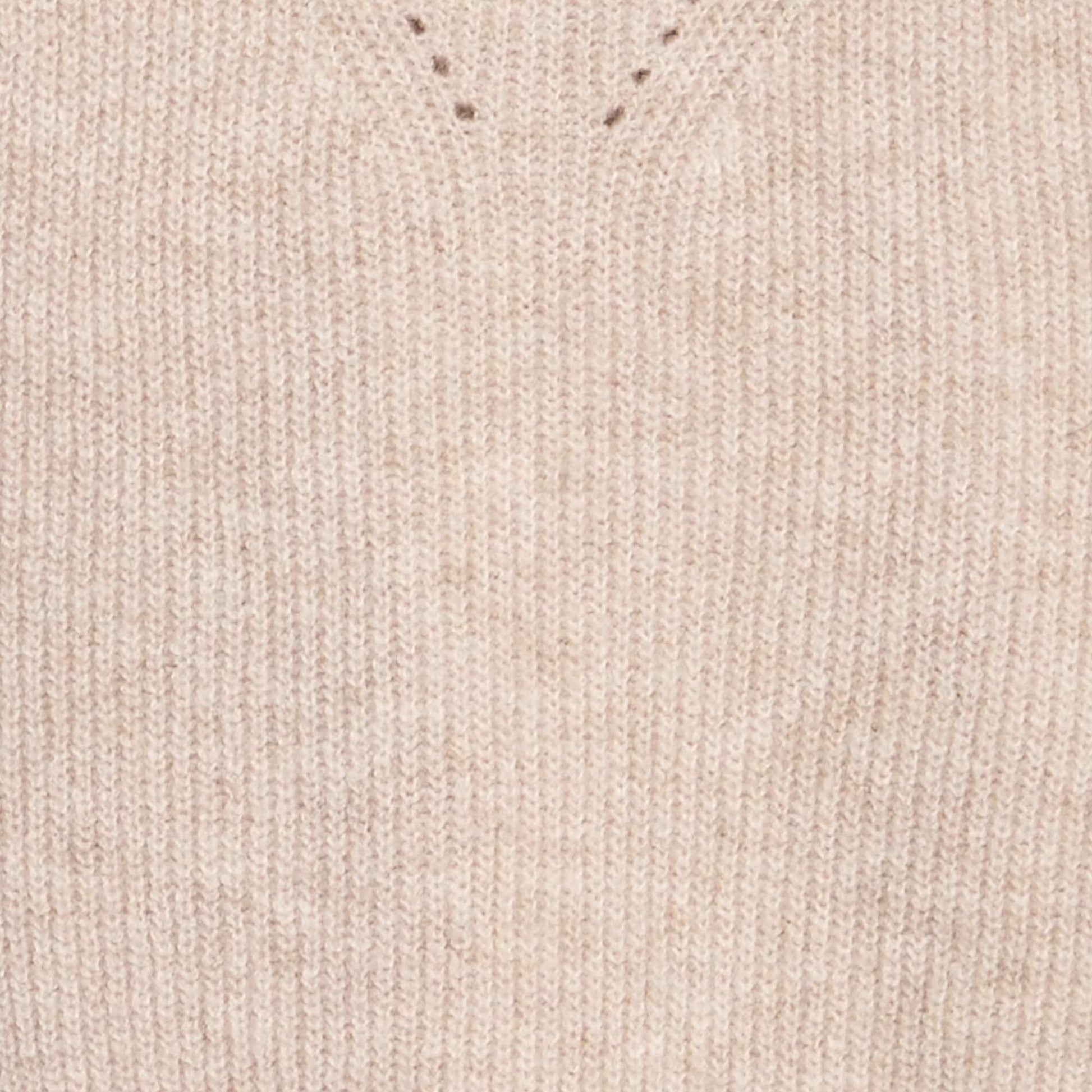 Pull en maille sans manches Beige