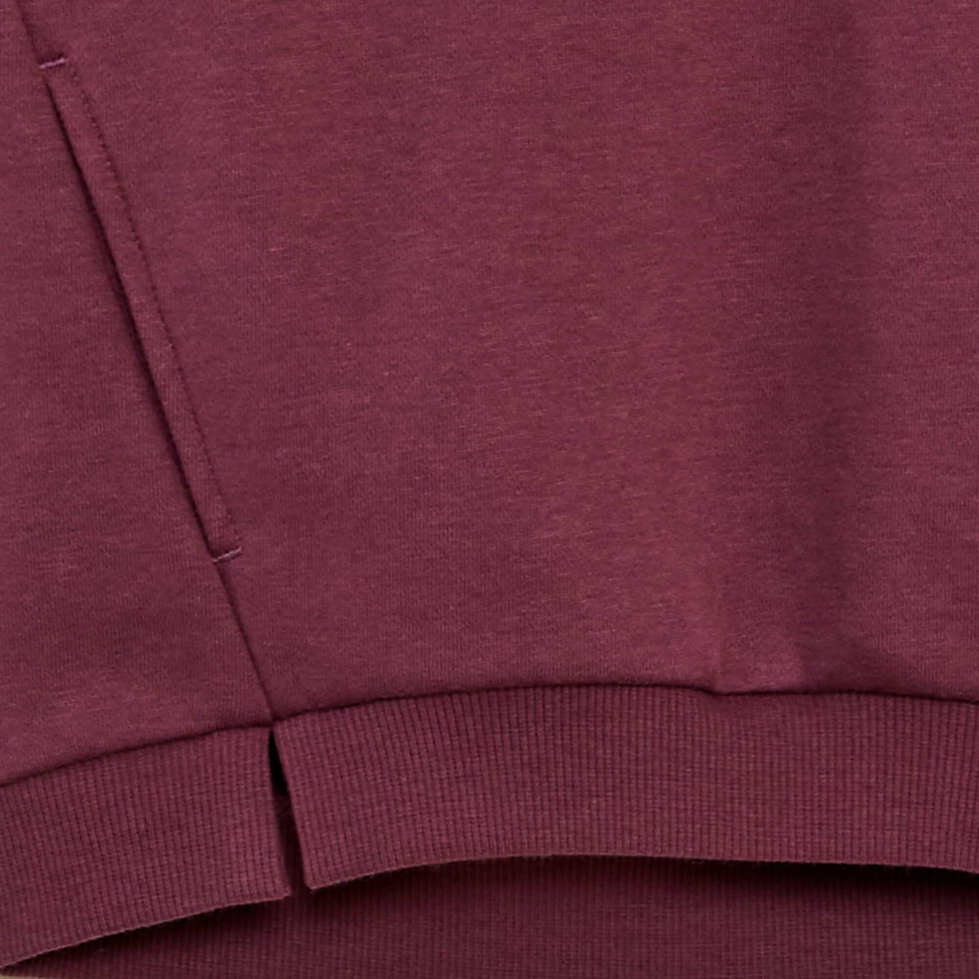 Sweat à capuche large Bordeaux