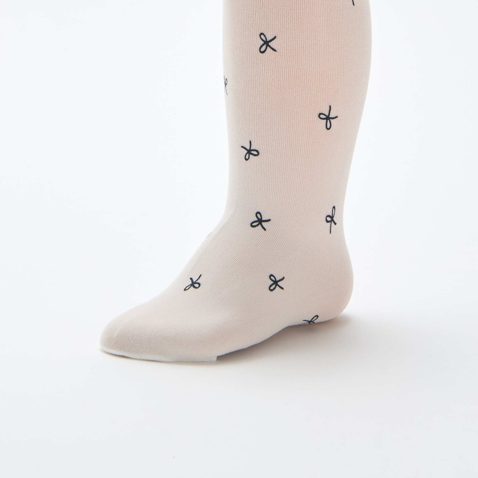 Lot de 2 paires de collants légers fantaisie BLEU