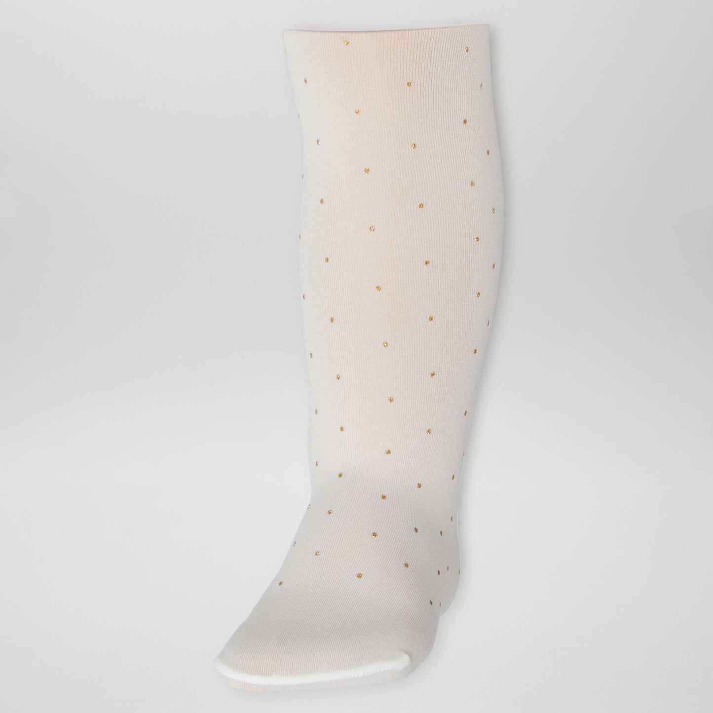 Lot de 2 paires de collants légers fantaisie BLANC