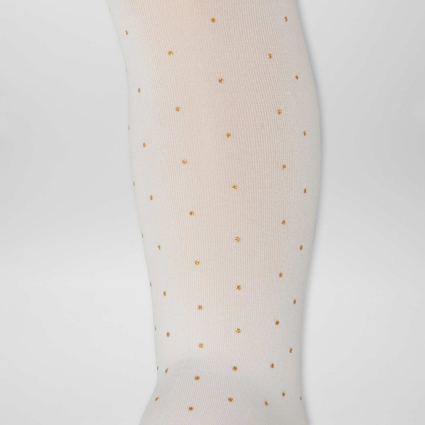 Lot de 2 paires de collants légers fantaisie BLANC