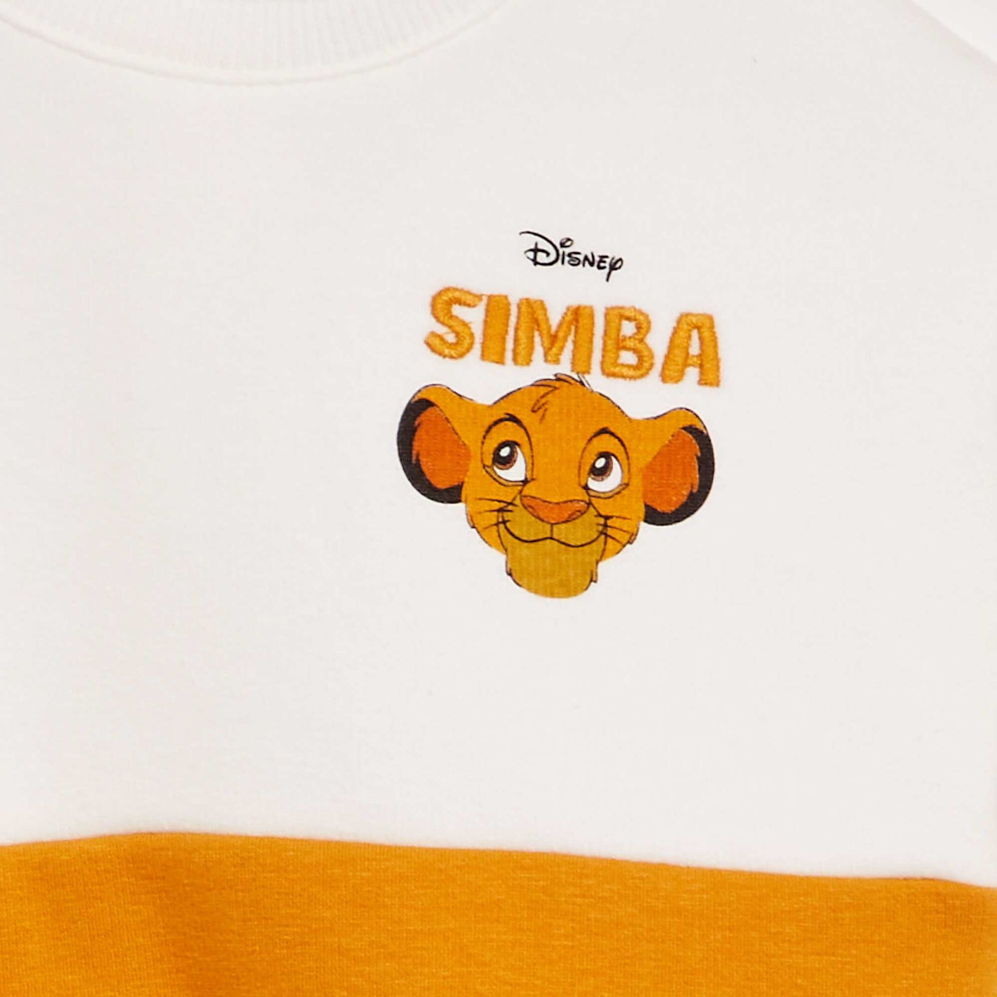 Sweat 'Disney' 'Simba' Jaune