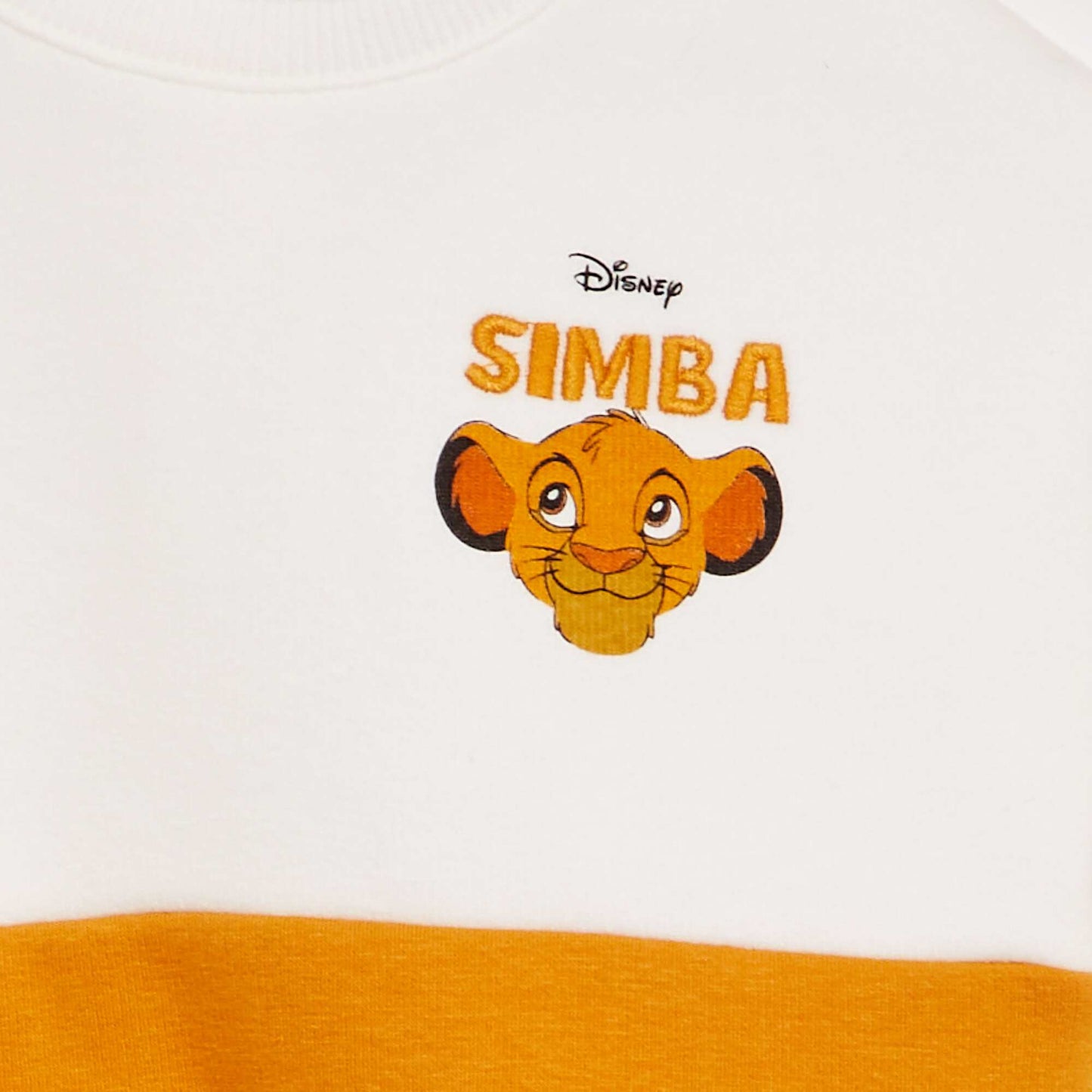 Sweat 'Disney' 'Simba' Jaune