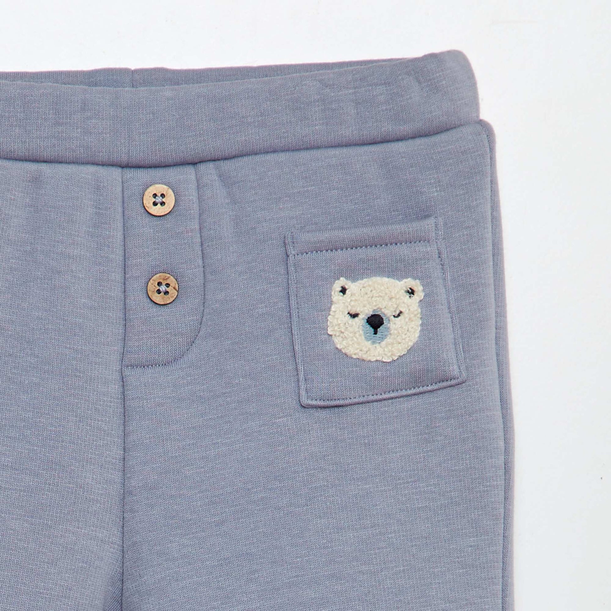 Pantalon jogging Bleu gris