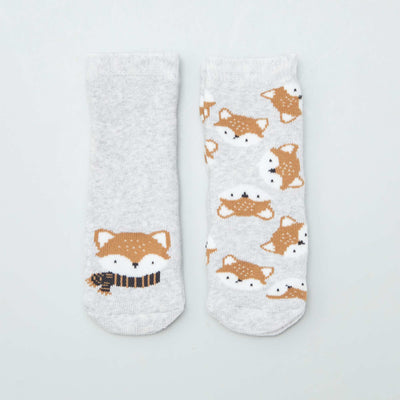 Chaussettes antid rapantes Gris