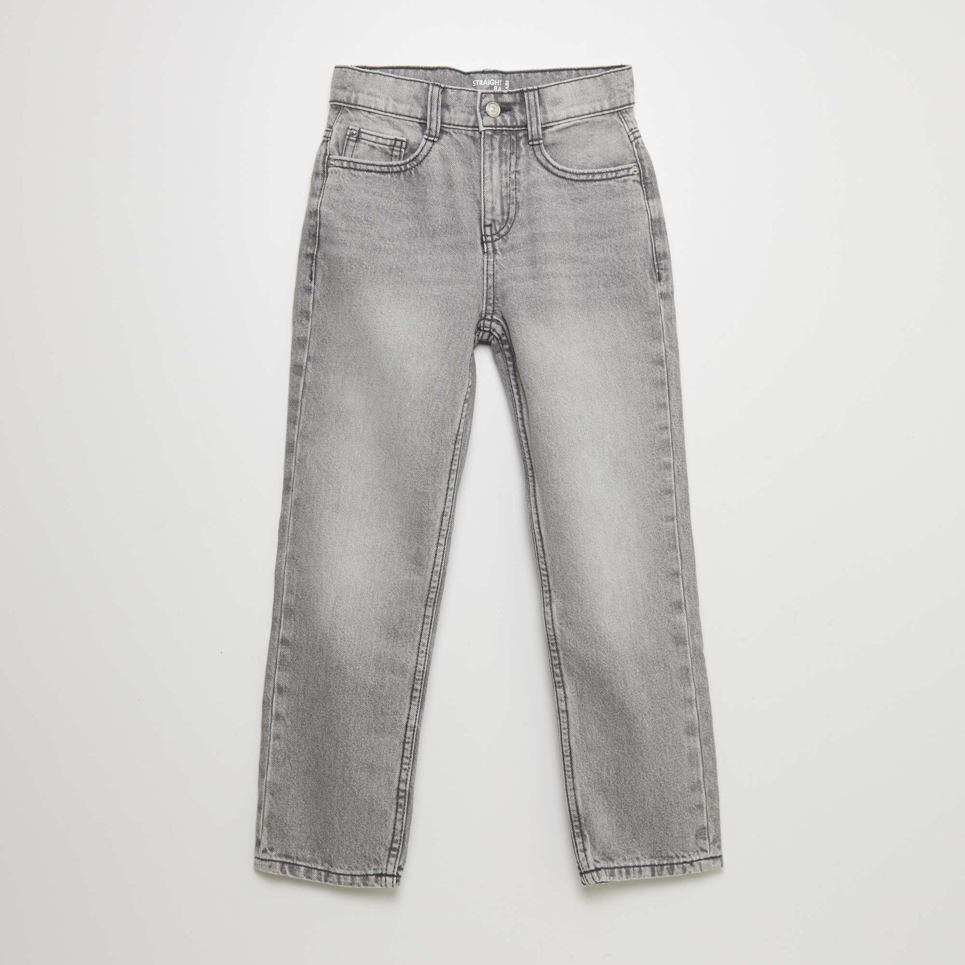 Jean denim Gris