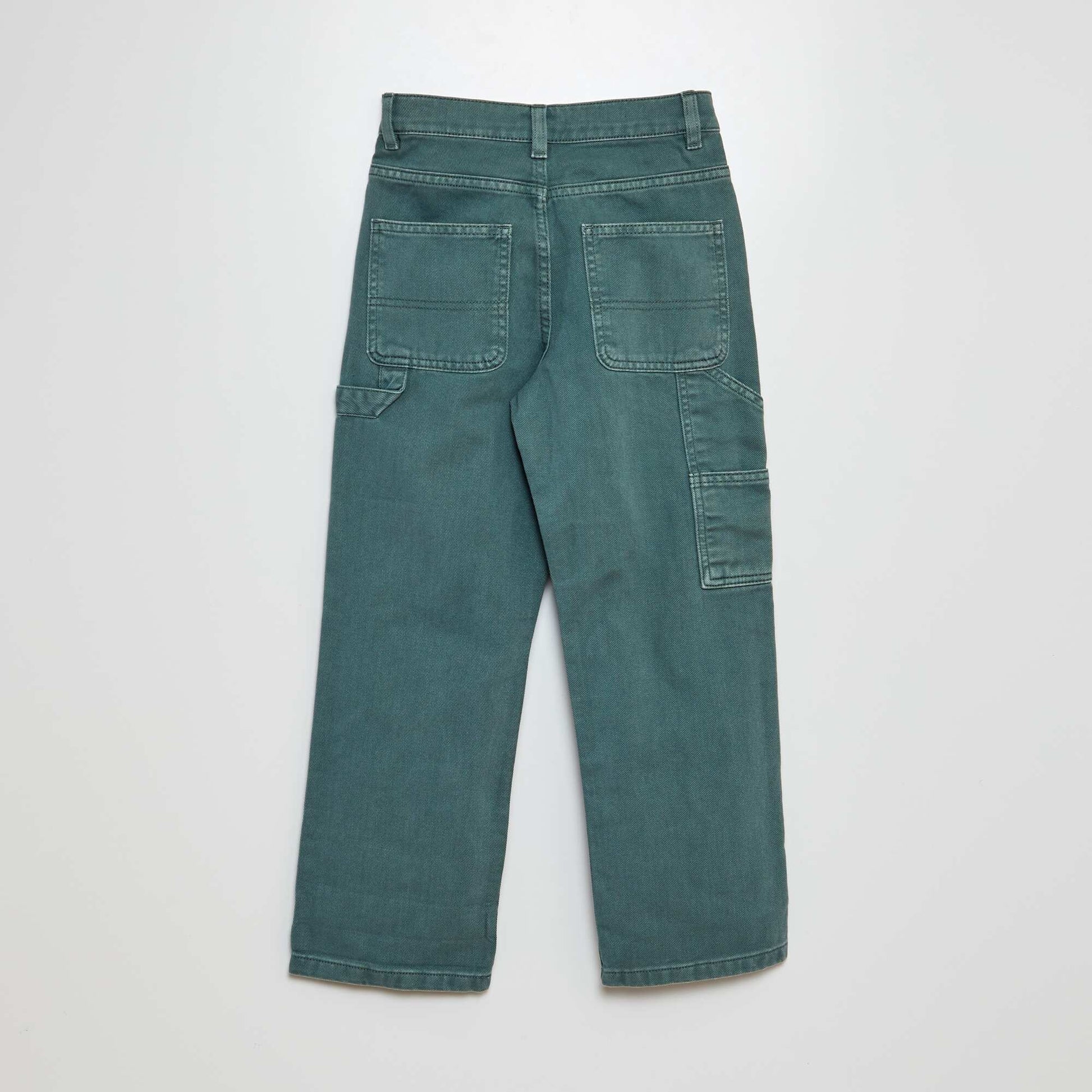 Pantalon style charpentier VERT