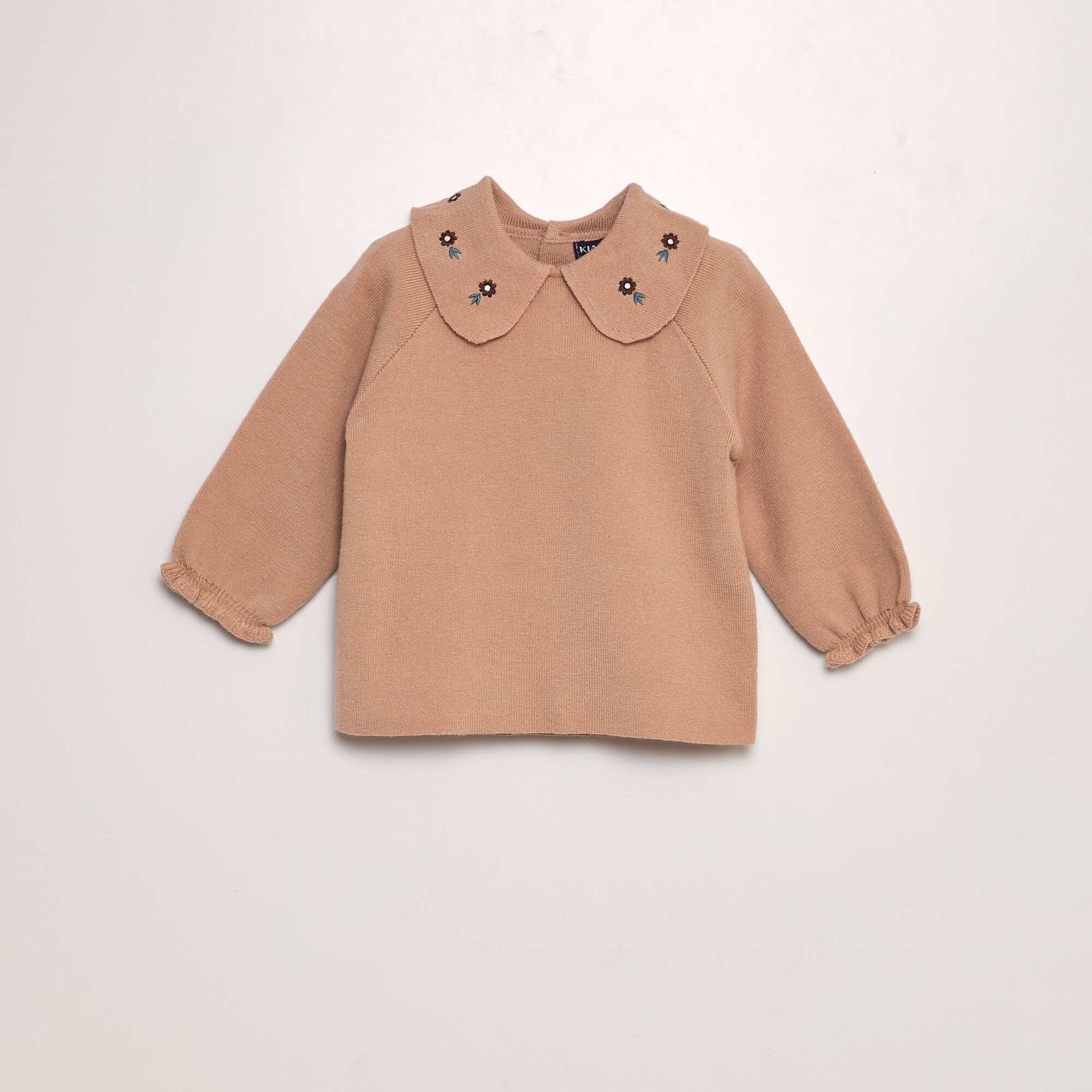 Ensemble pull + pantalon en maille compact - 2 pièces Rose