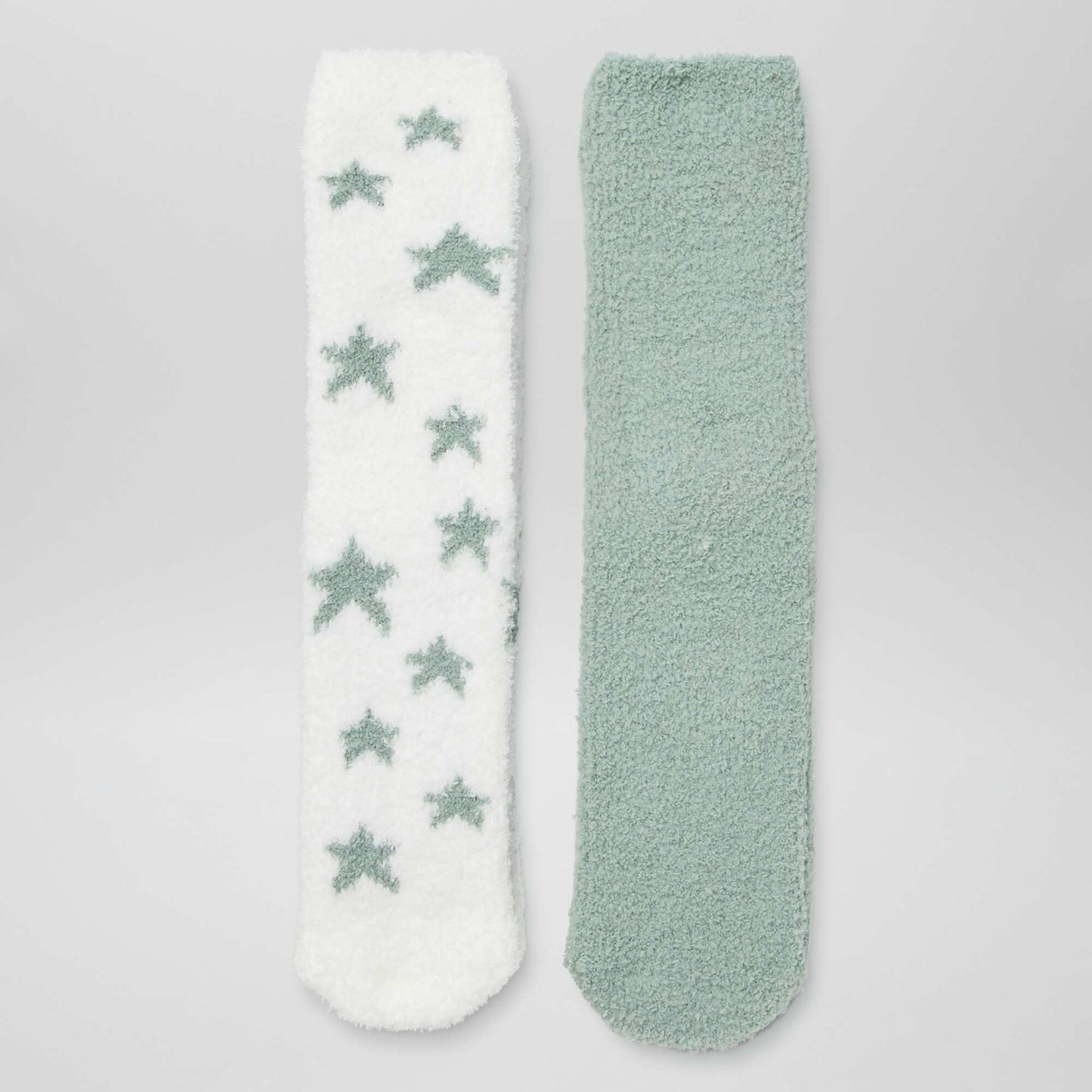 Lot de 2 paires de chaussettes fantaisies Vert