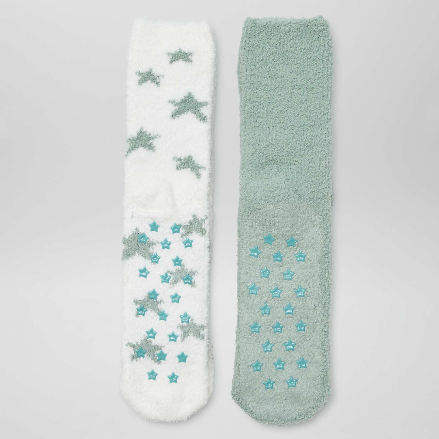 Lot de 2 paires de chaussettes fantaisies Vert