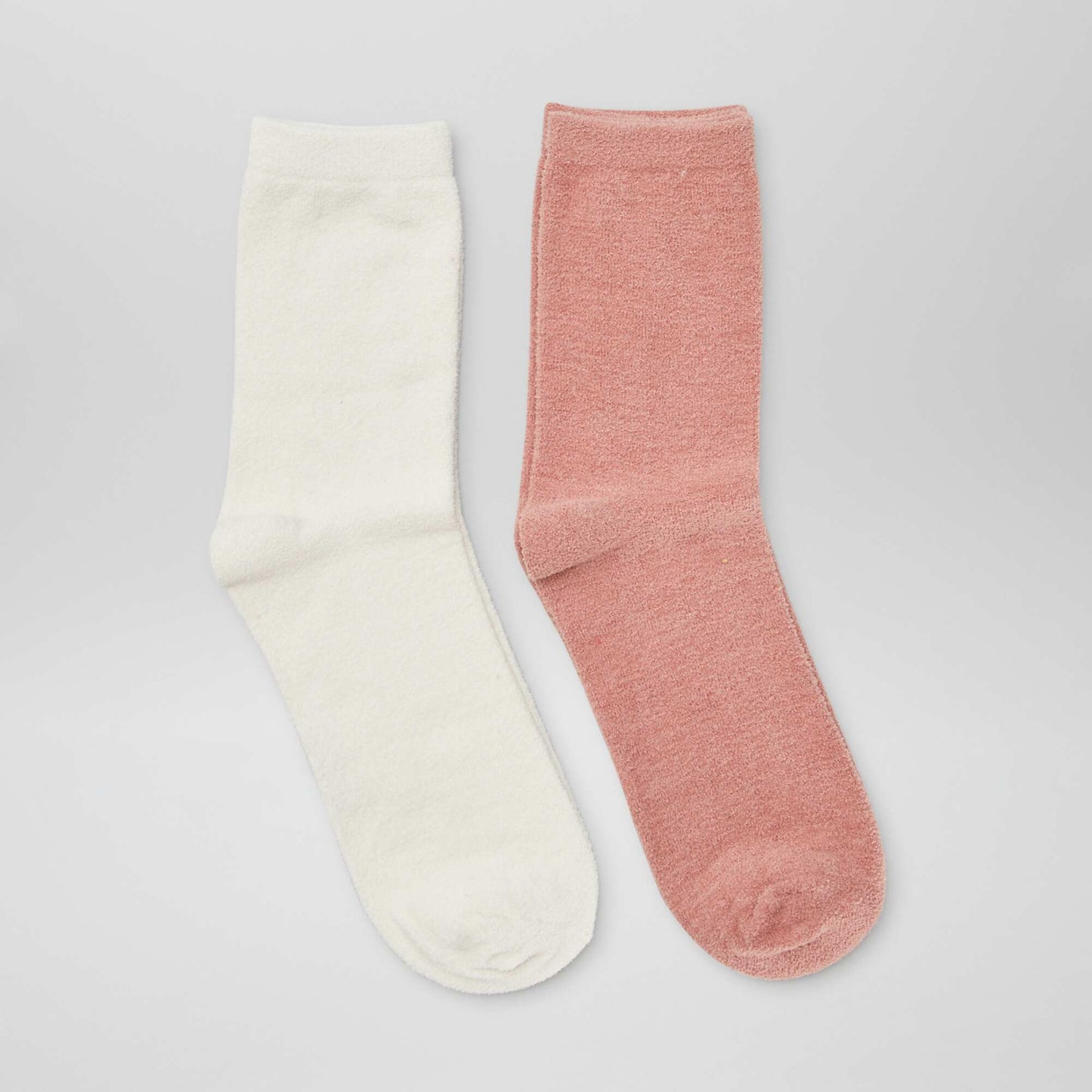 Lot de 2 paires de chaussettes Blanc