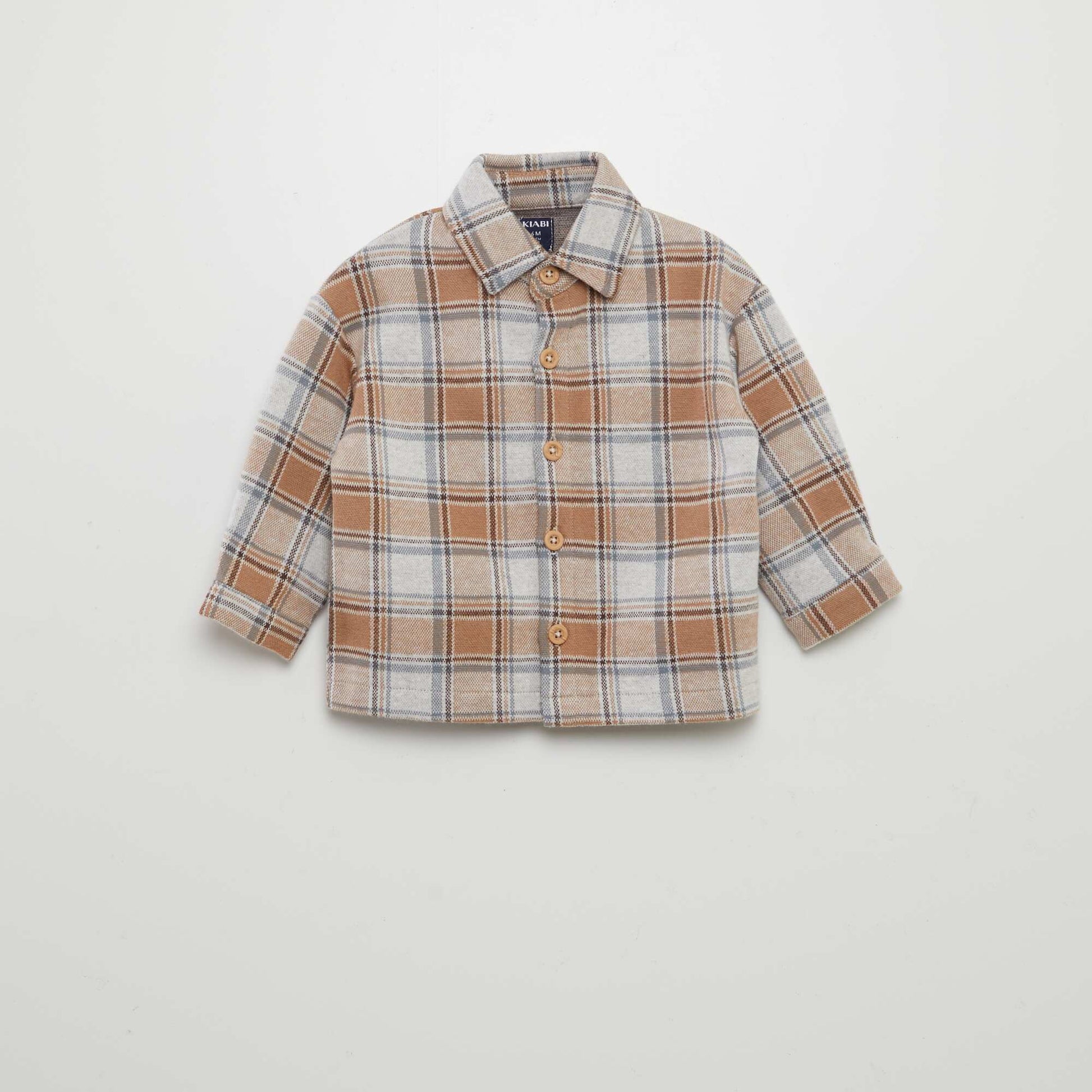 Chemise à carreaux Marron