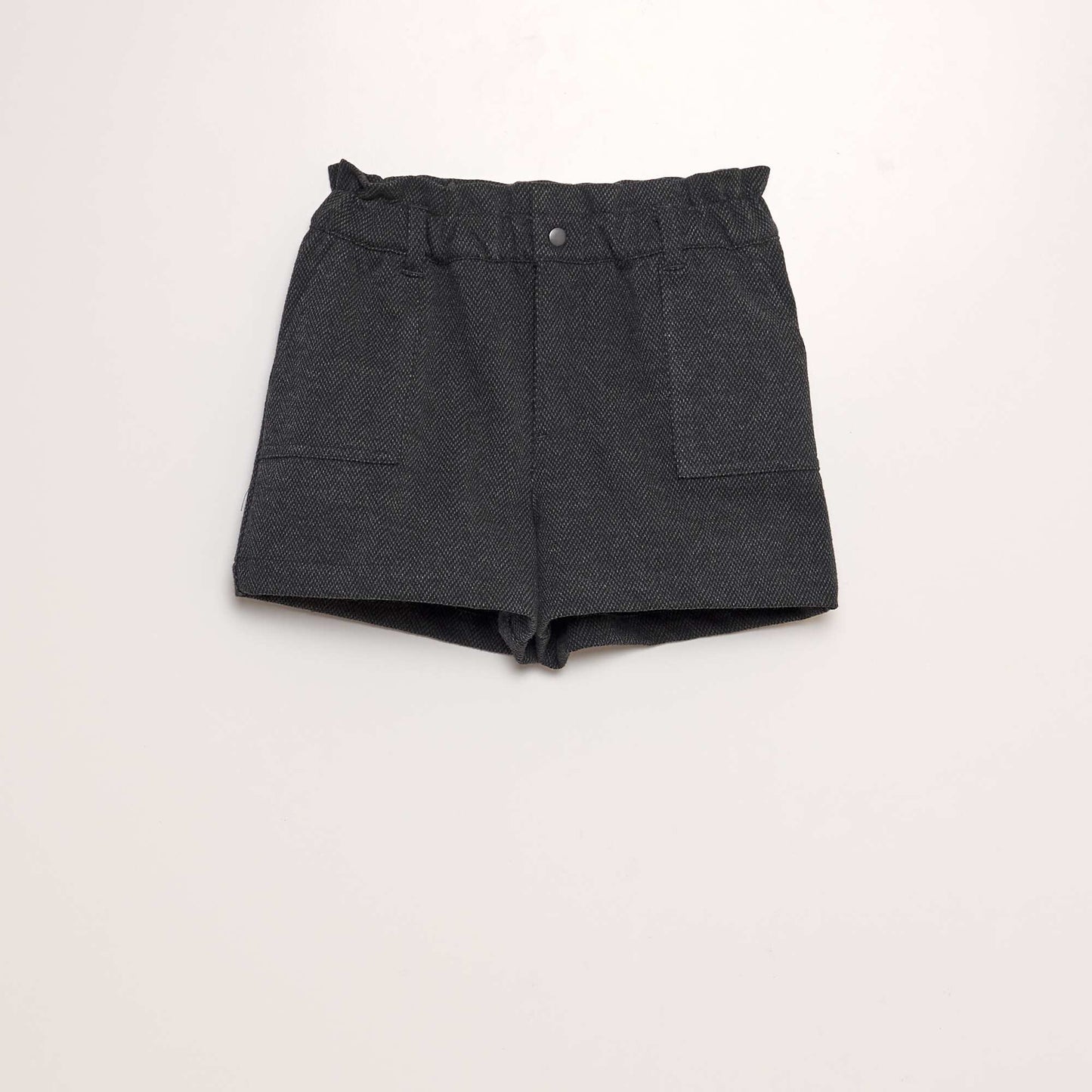 Short motif chevronn Gris