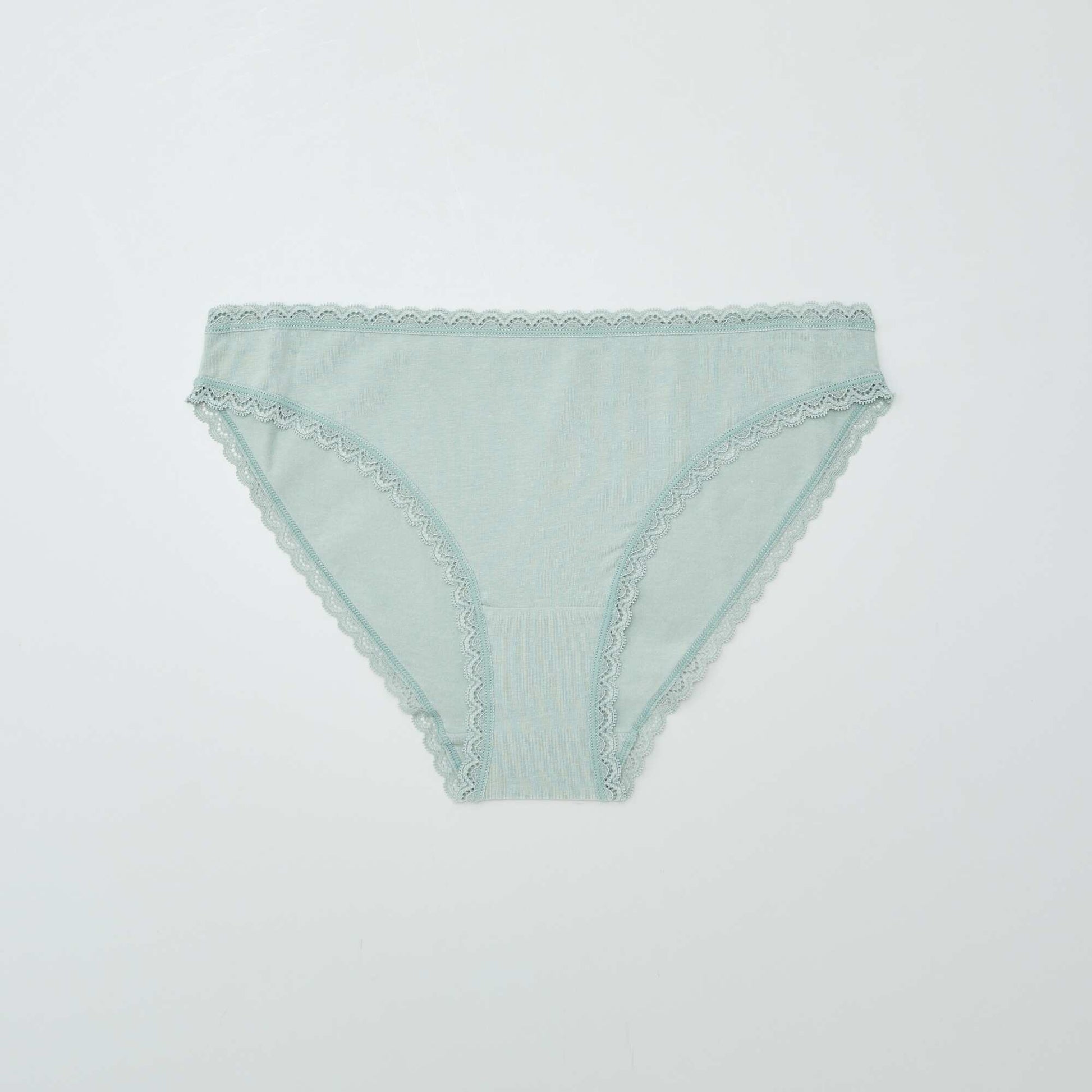 Lot de 2 culottes en coton vert